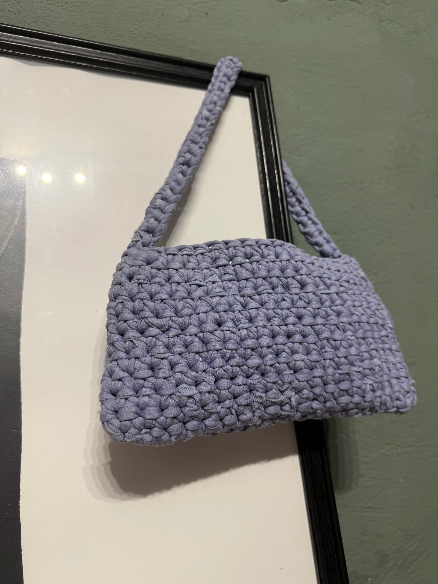 Borsa uncinetto lavanda