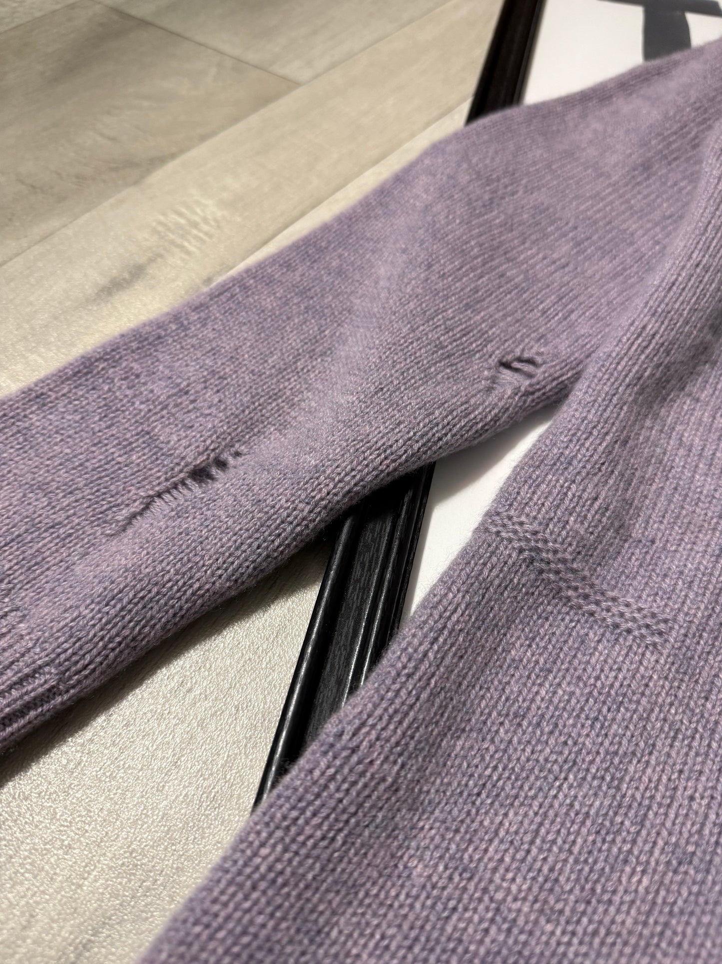 Maglioncino lavanda cashmere Marc Jacobs