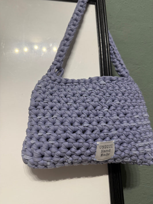 Borsa uncinetto lavanda