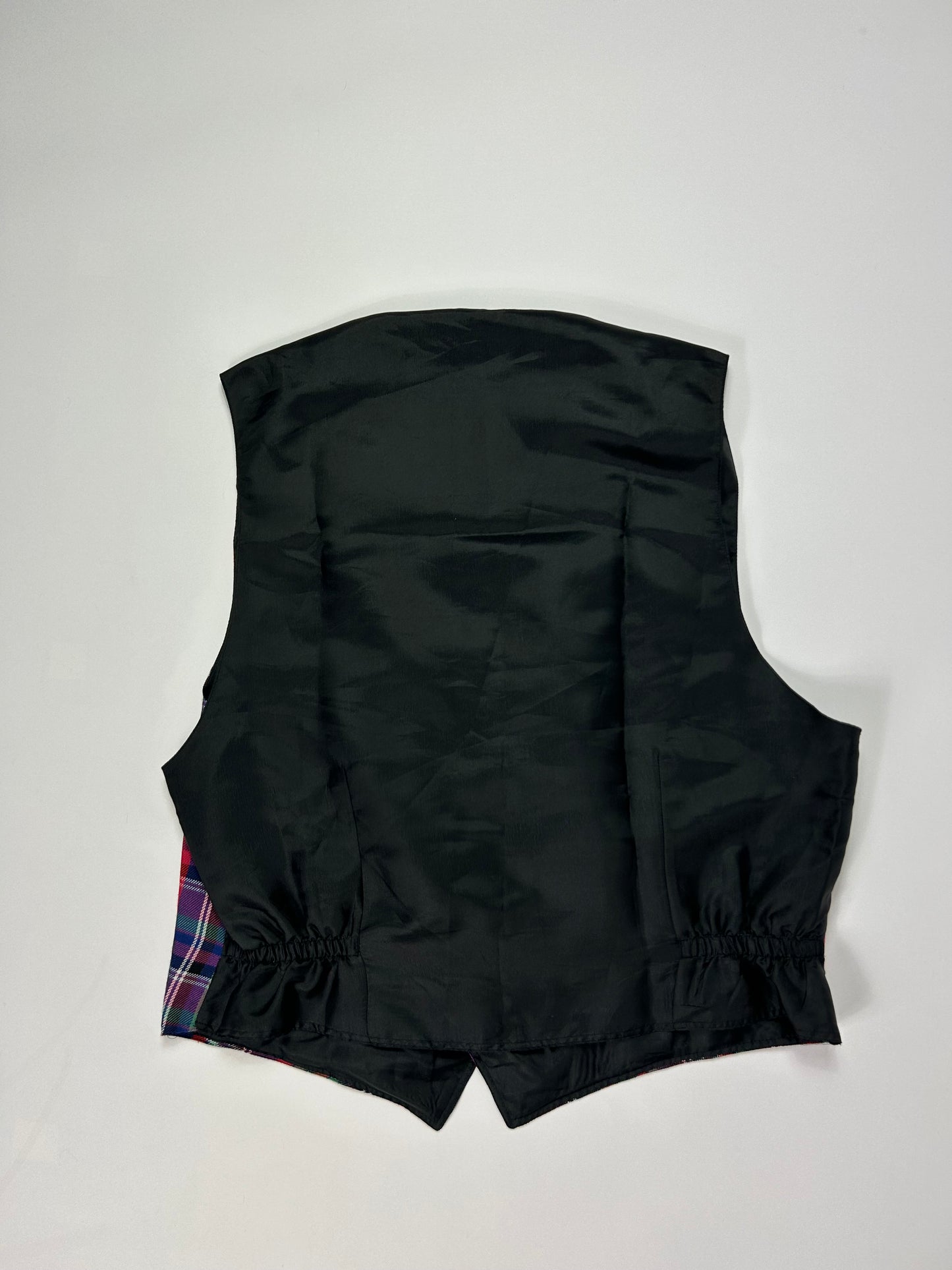 Panciotto vintage tartan tg.XL