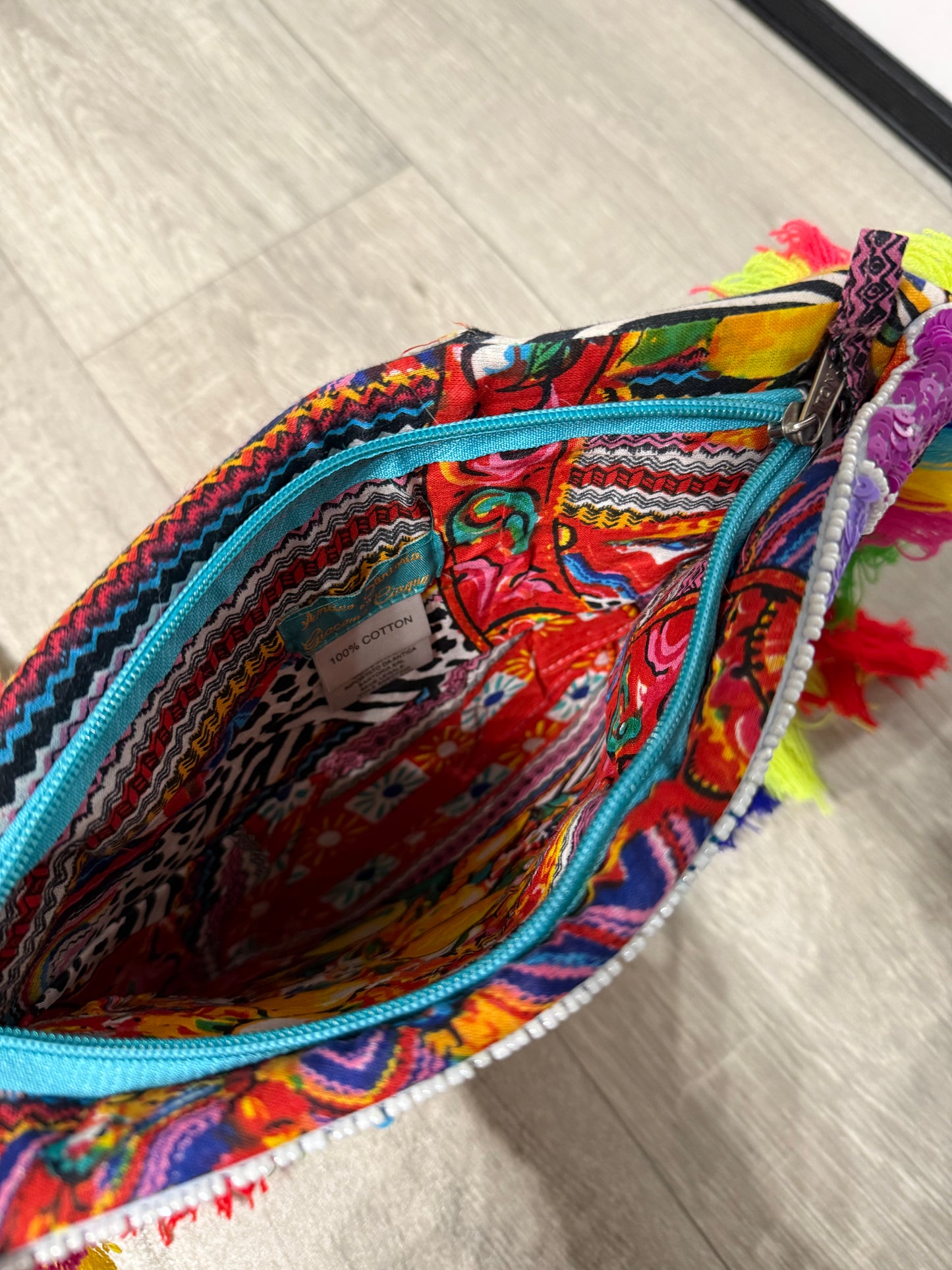 Pochette perline-nappine ‘Positano’