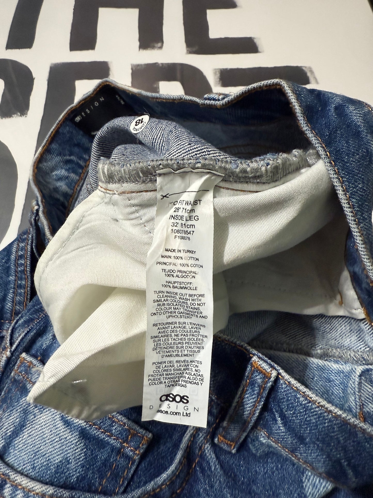 Jeans balloon Asos tg.M