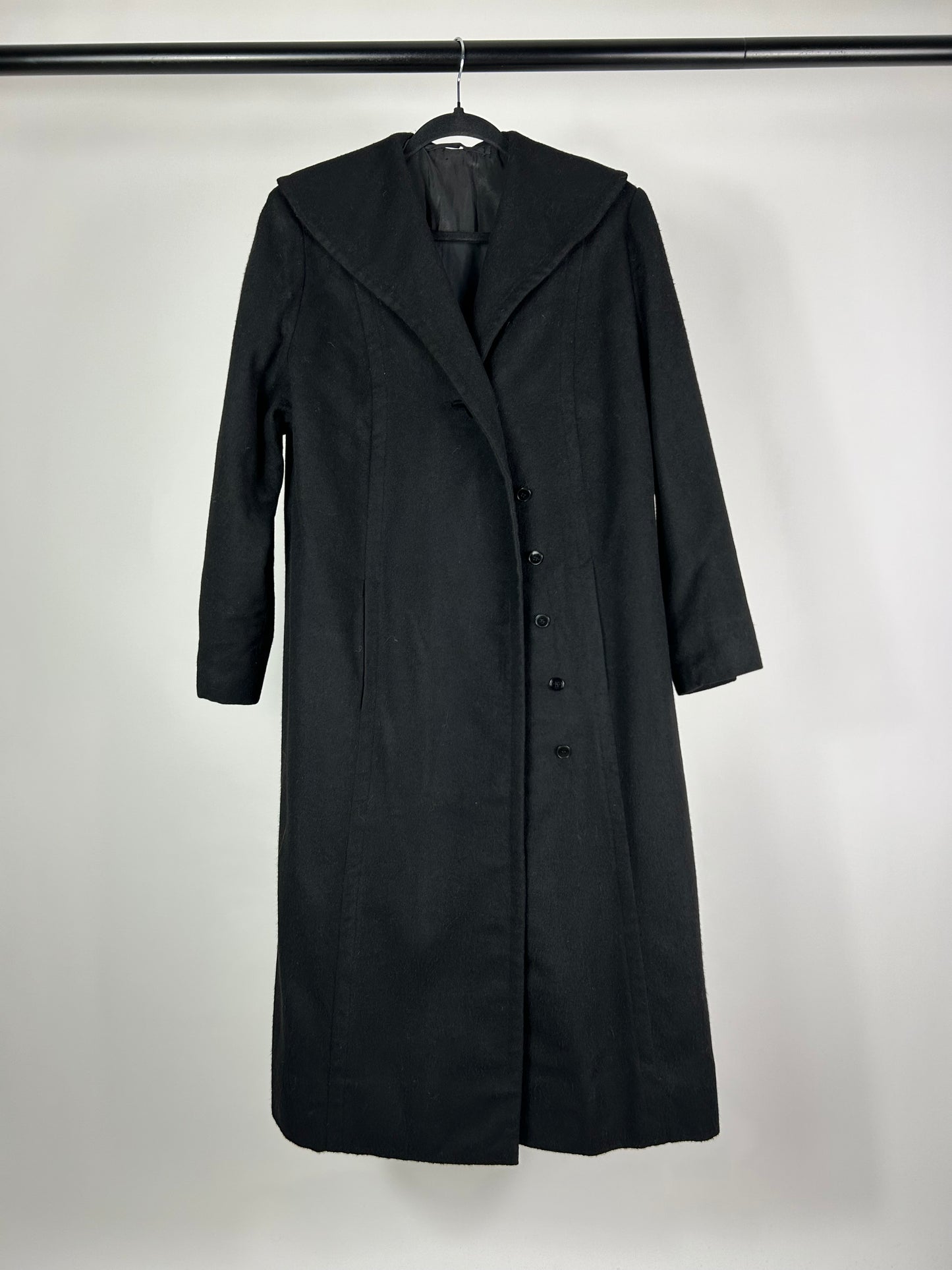 Cappotto monopetto nero tg.M