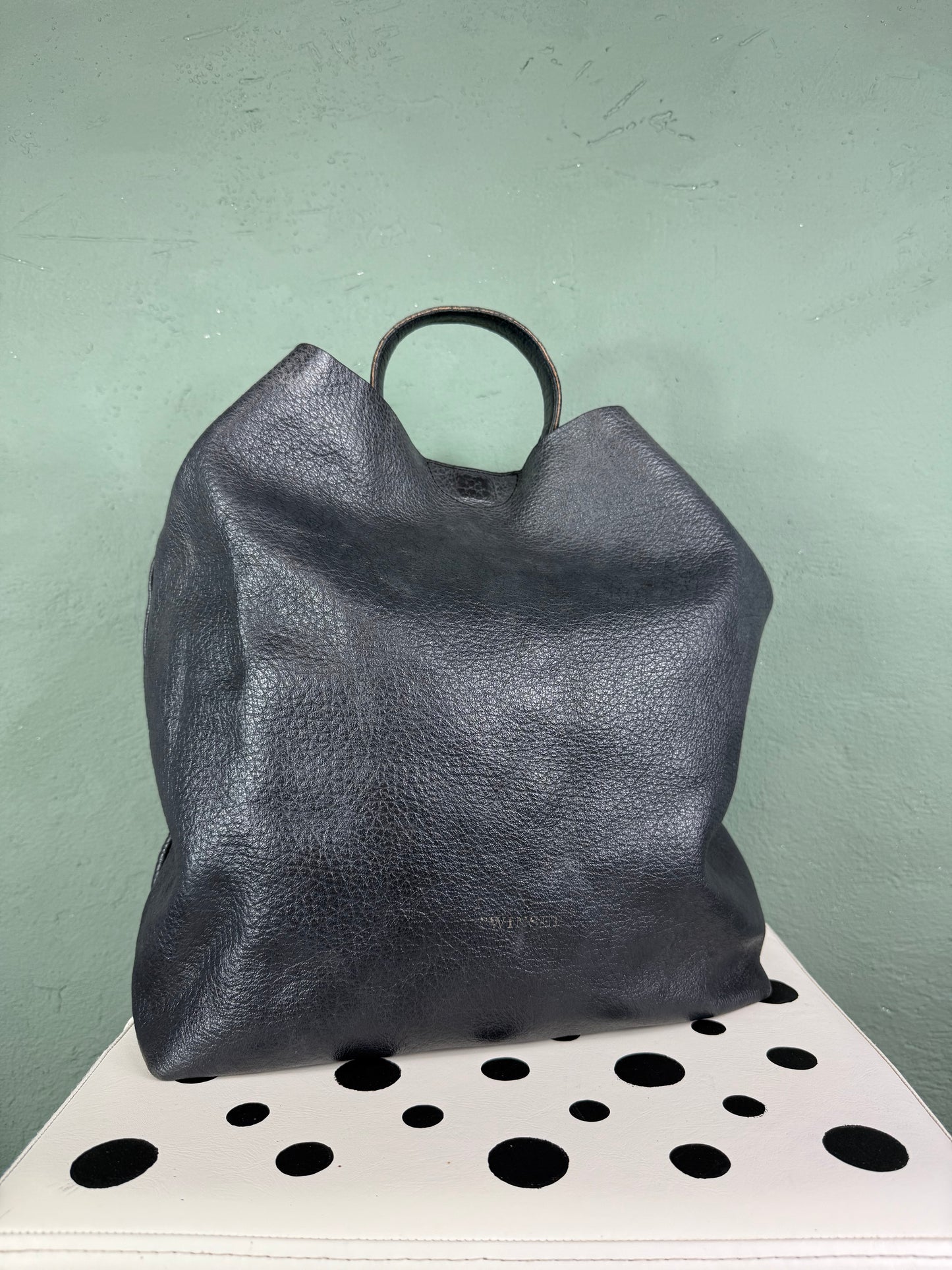 Shopper in pelle Twinset