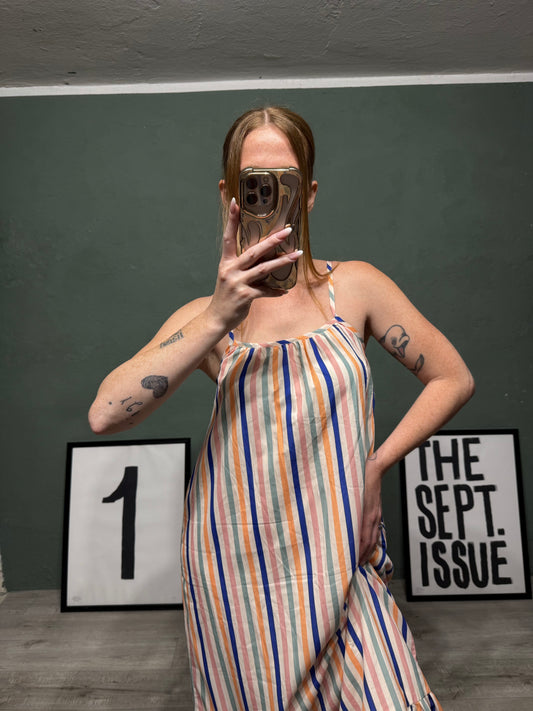 Abito lungo righe tg.S