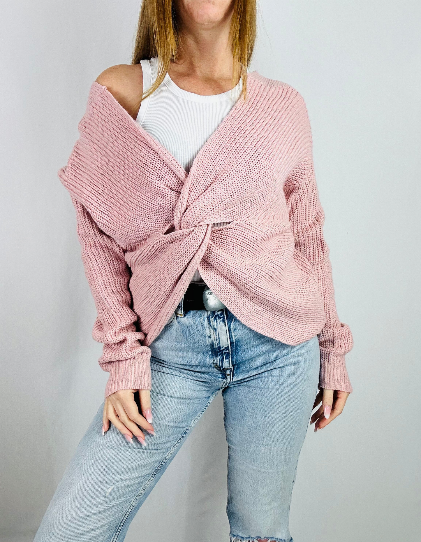 Maglioncino scollo V tricot tg.M
