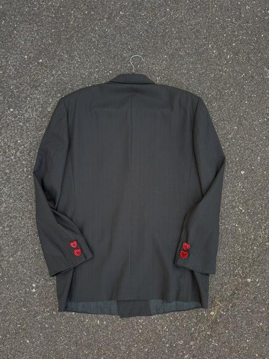 Blazer ‘explosion de cœurs’ handmade