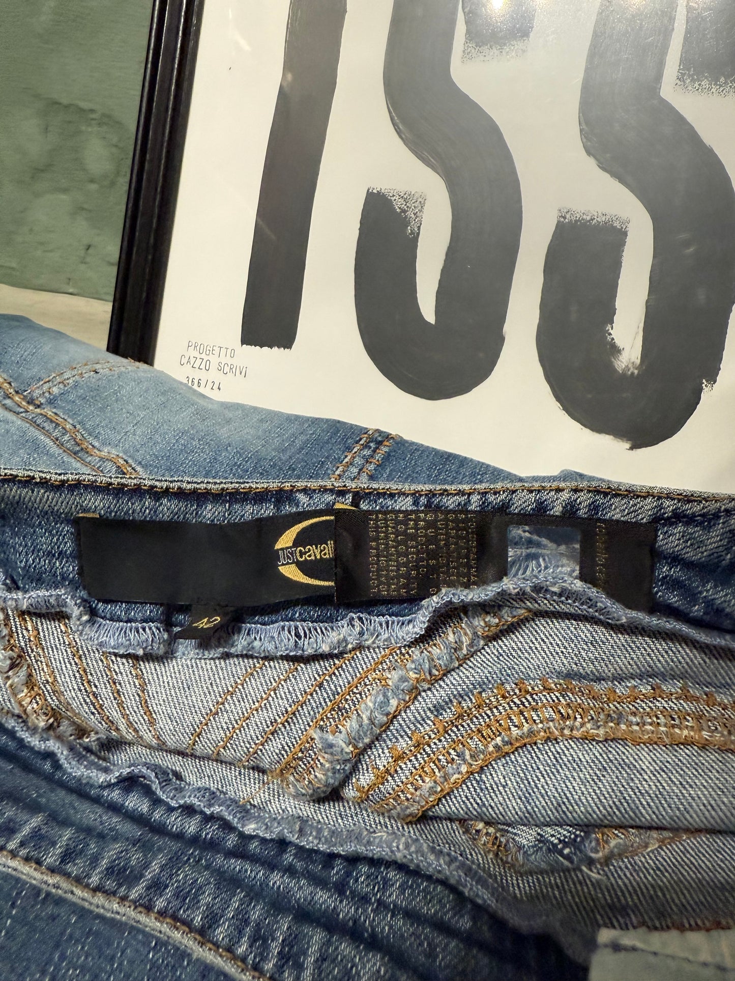 Maxi gonna denim Just Cavalli