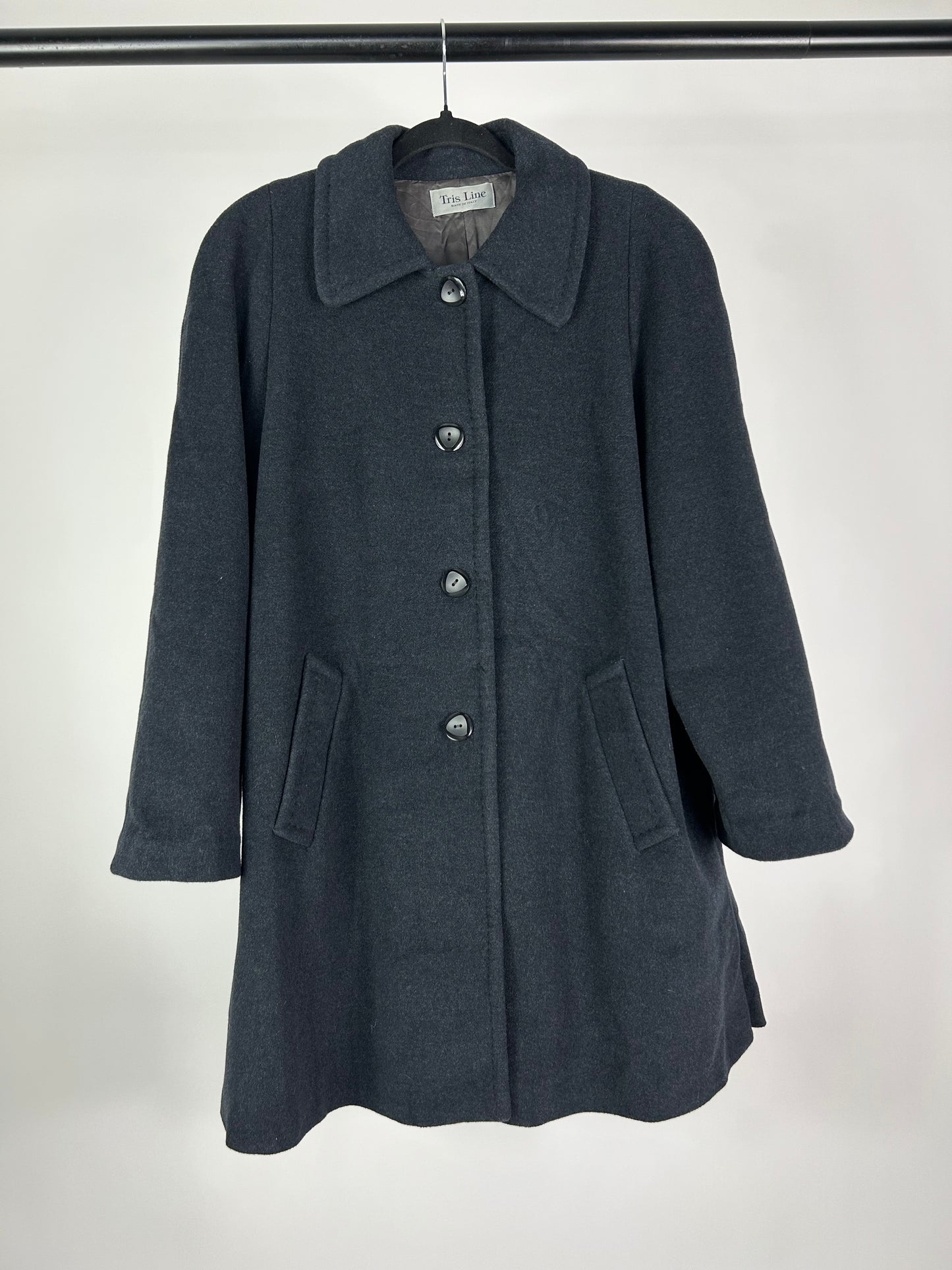 Cappotto monopetto antracite tg.M
