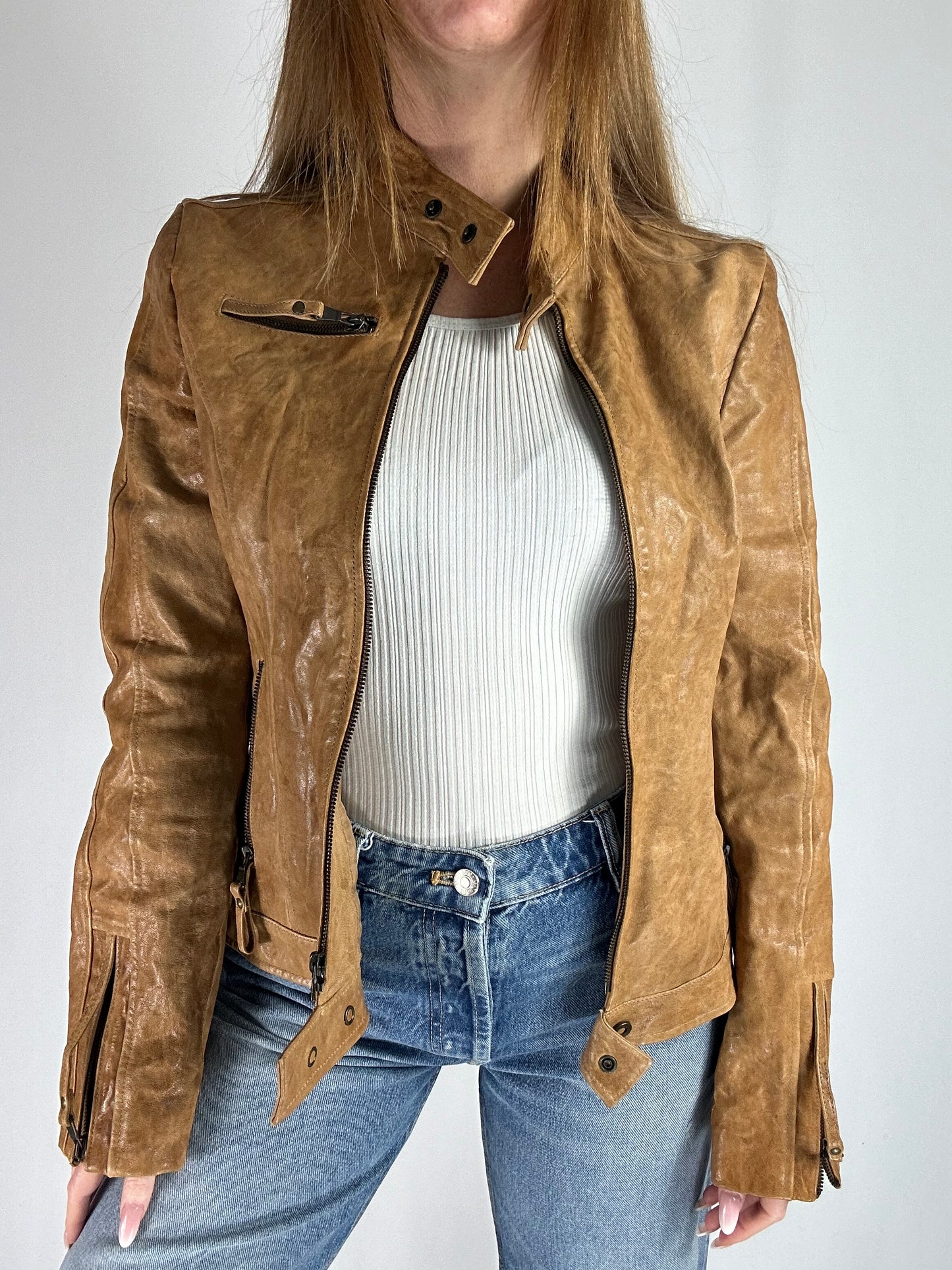 Giacca in pelle tg.S