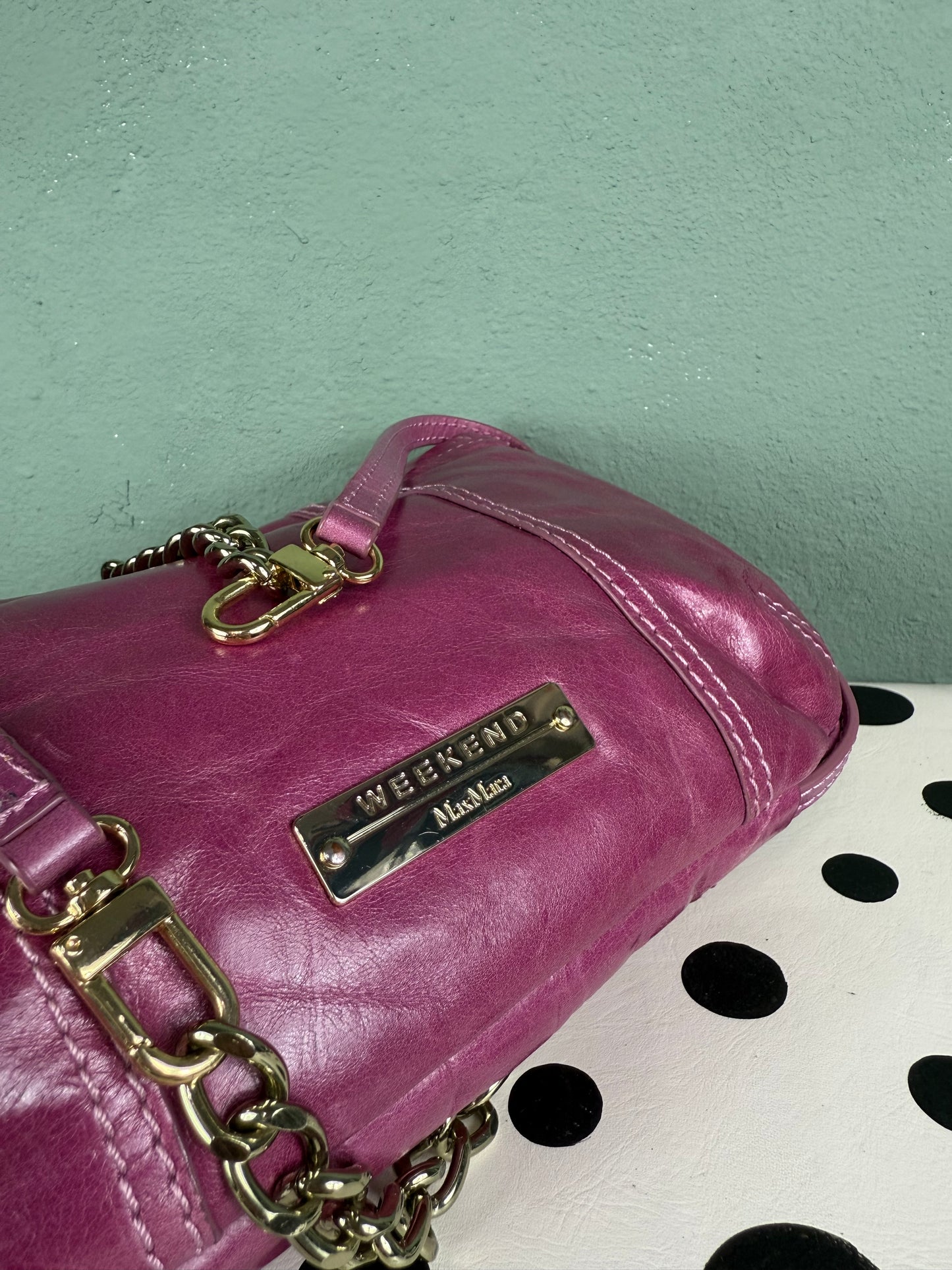 Pochette con tracolla in pelle MaxMara