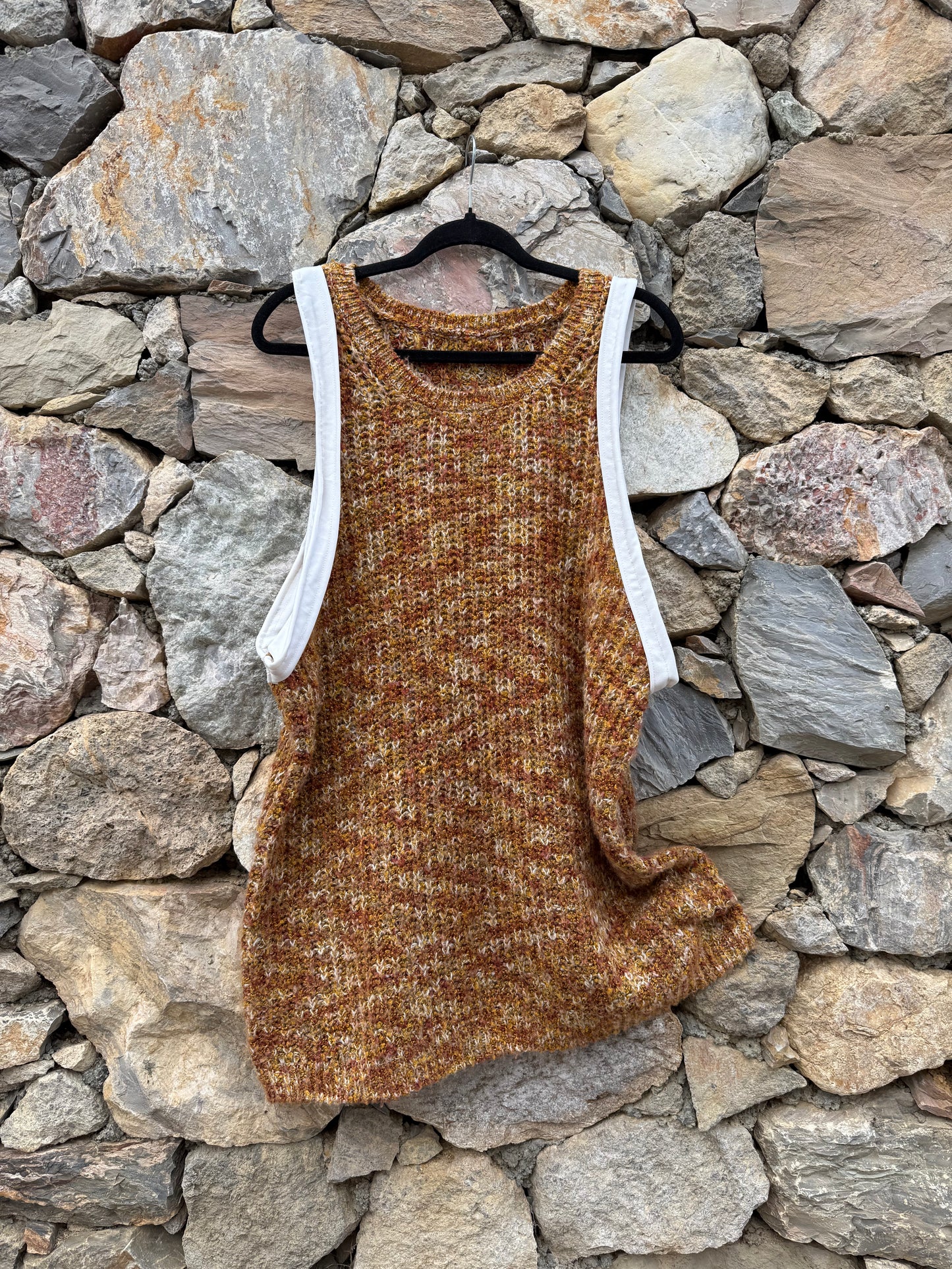 Smanicato mélange handmade