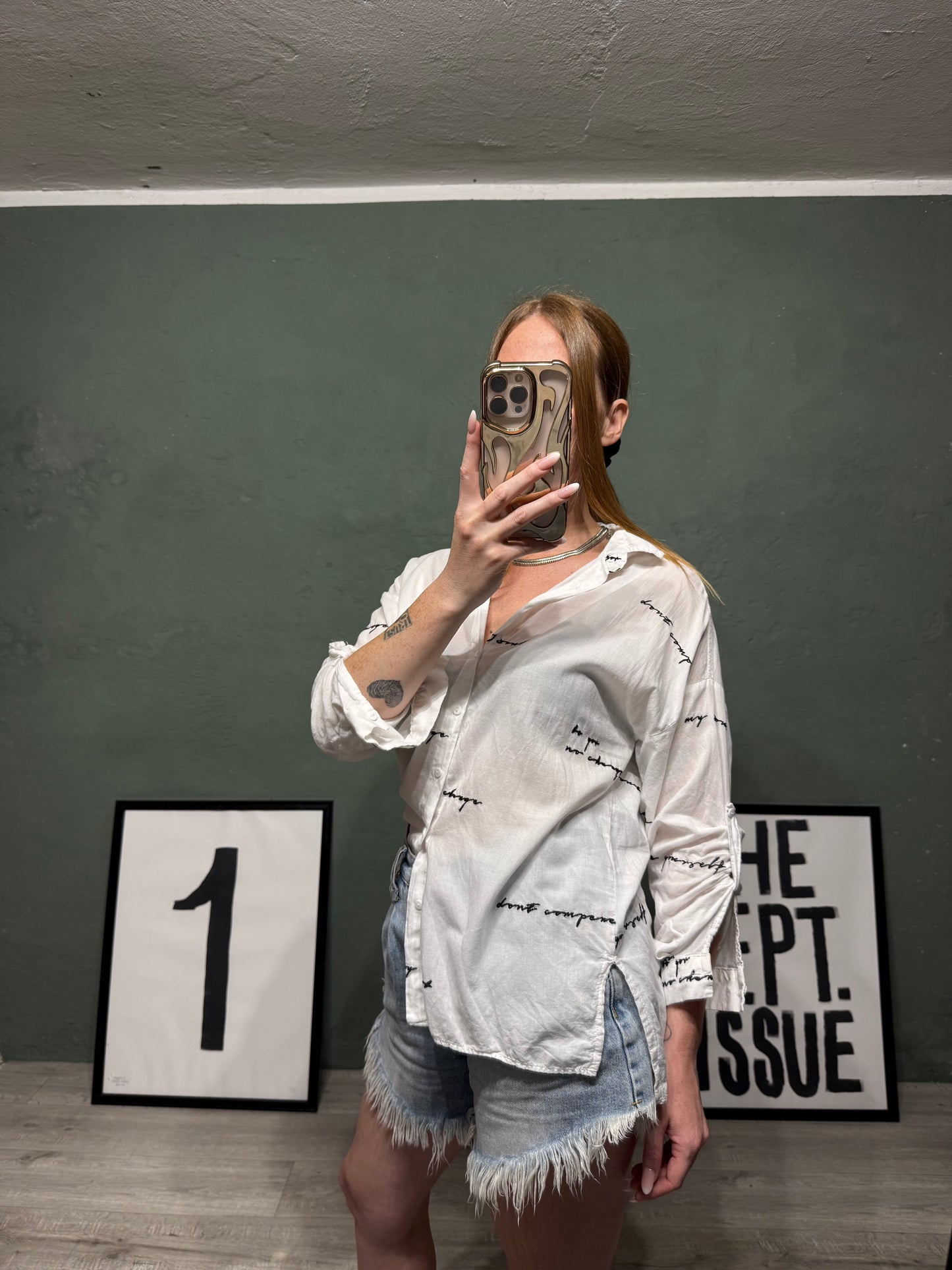 Camicia scritte tg.M