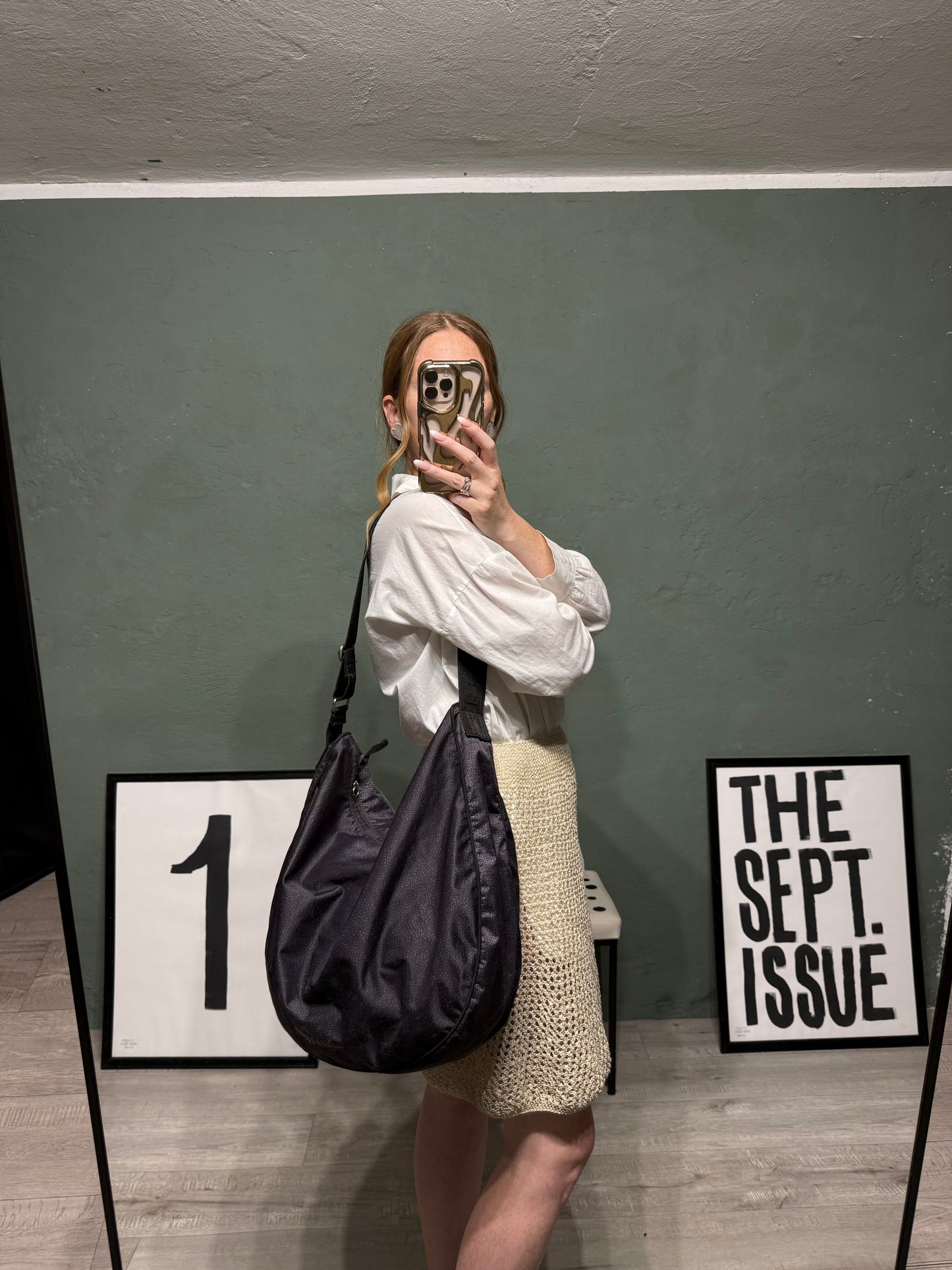 Borsa tracolla Luna Borbonese Hobo