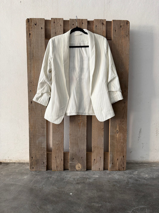 Blazer gessato ‘interested’