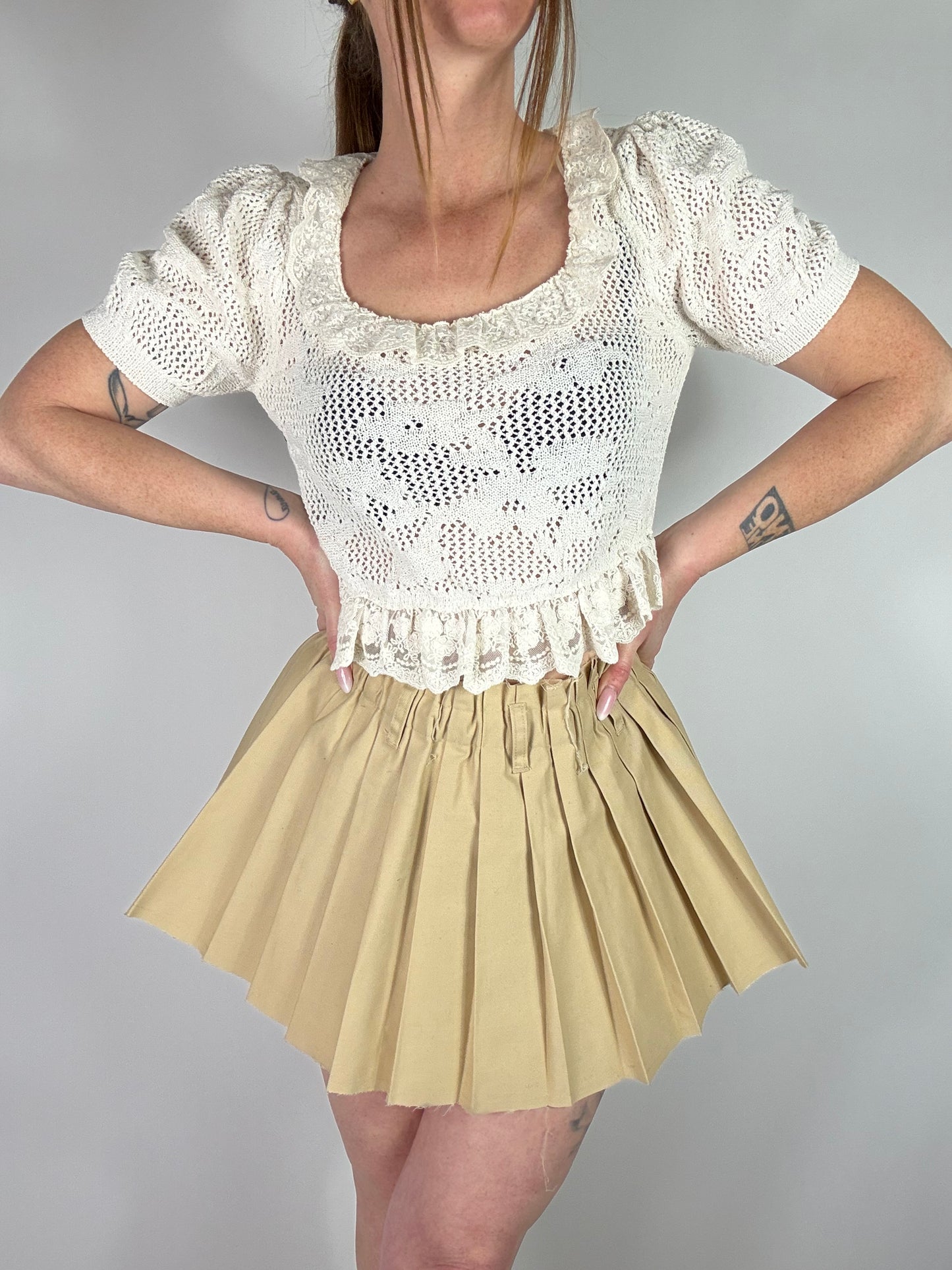 T-shirt uncinetto Zara tg.S
