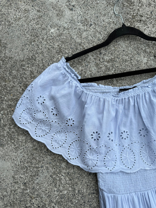 Abito azzurro sangallo tg.S/M