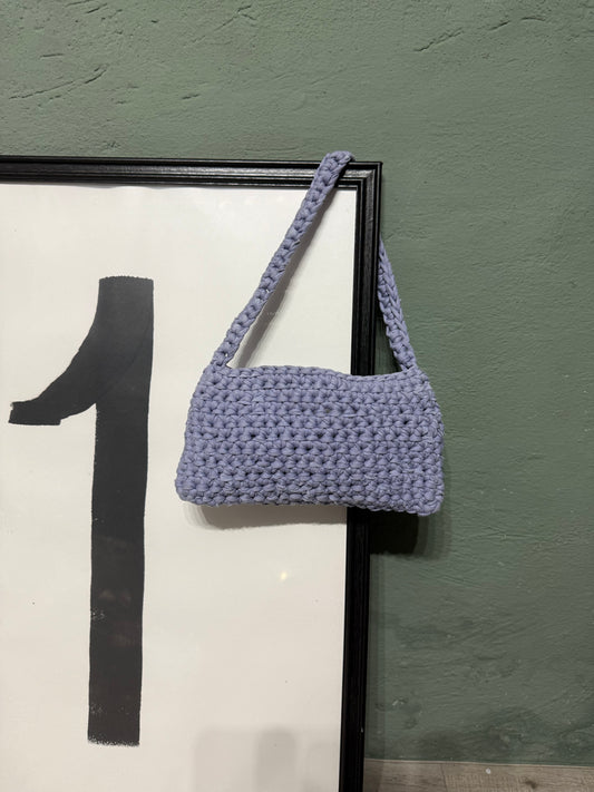 Borsa uncinetto lavanda