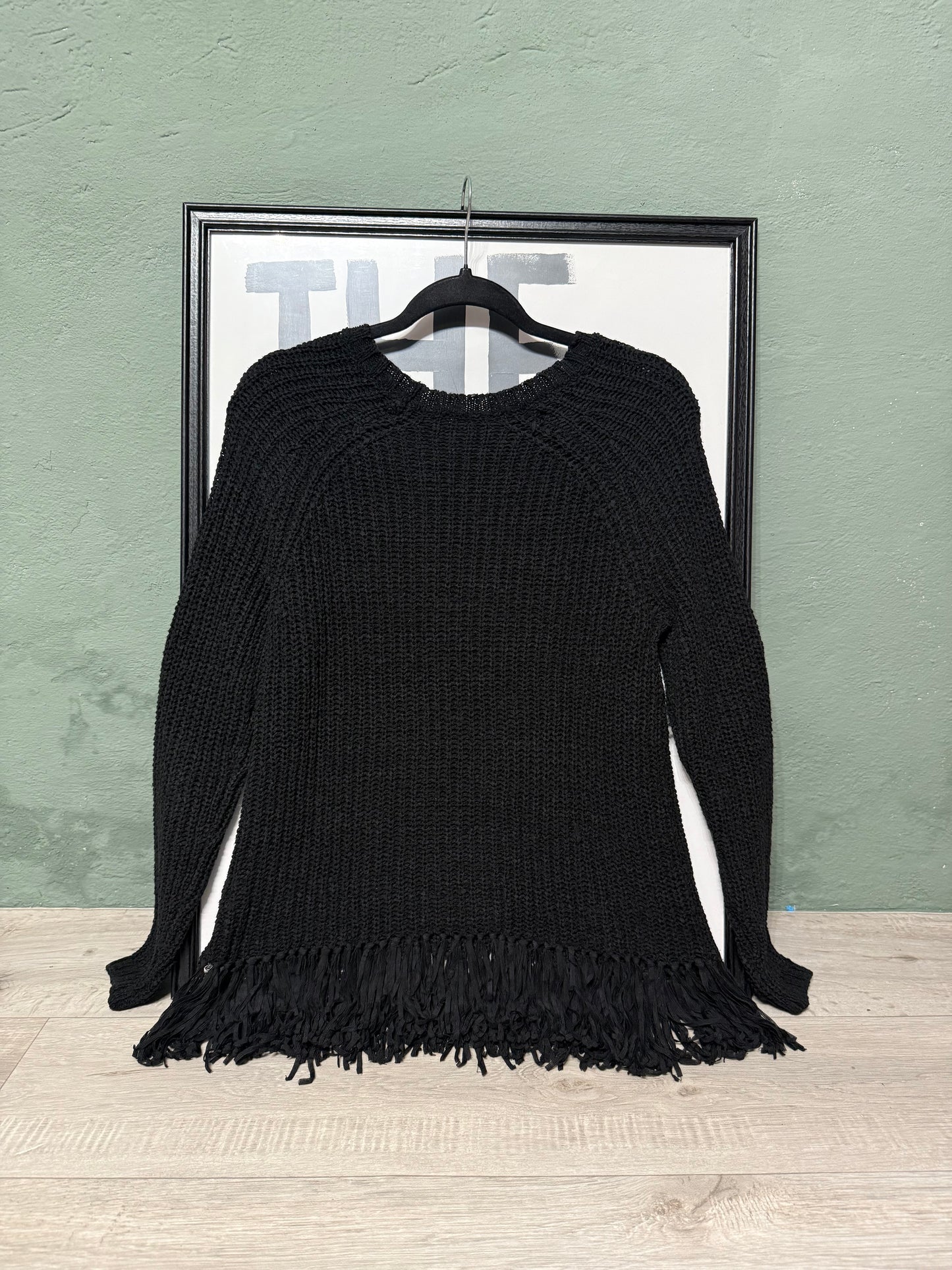 Maglioncino tricot frange tg.S