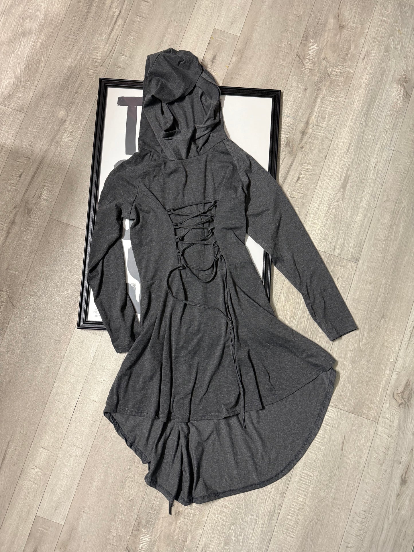 Maxi maglia - Abito cappuccio