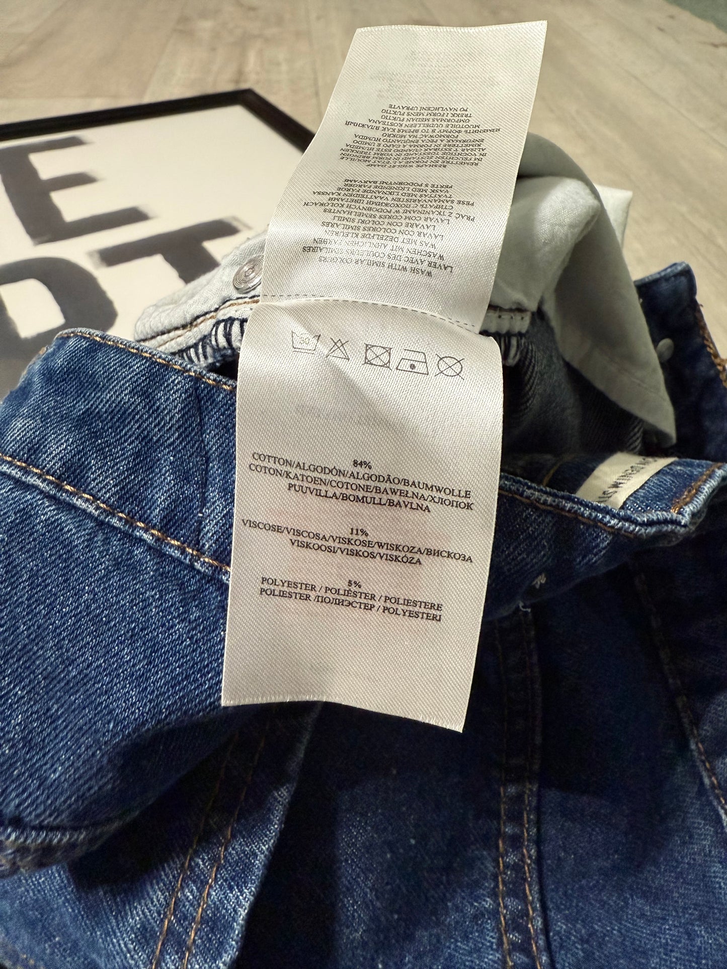 Jeans over cropped