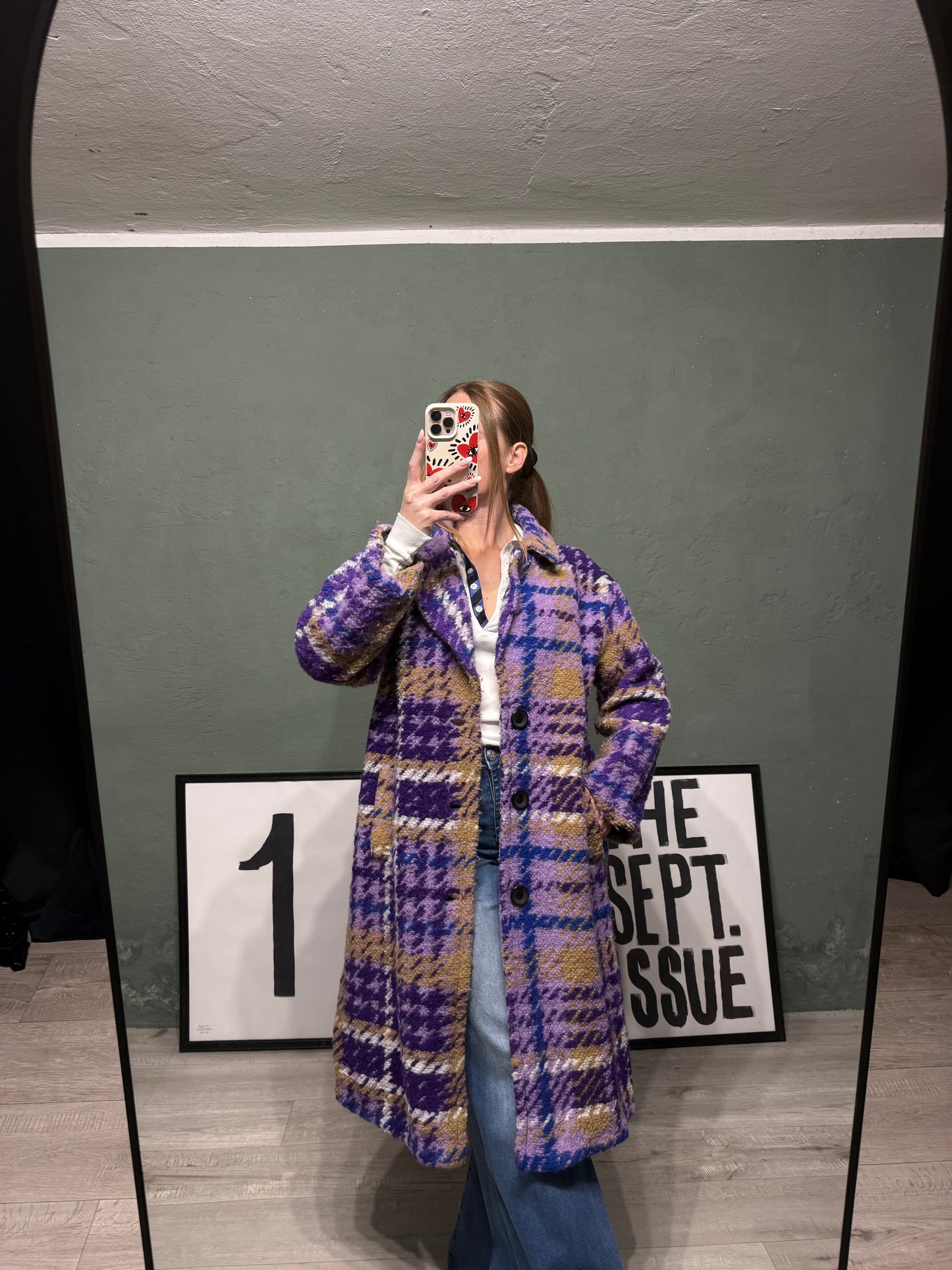 Cappotto fantasia tartan