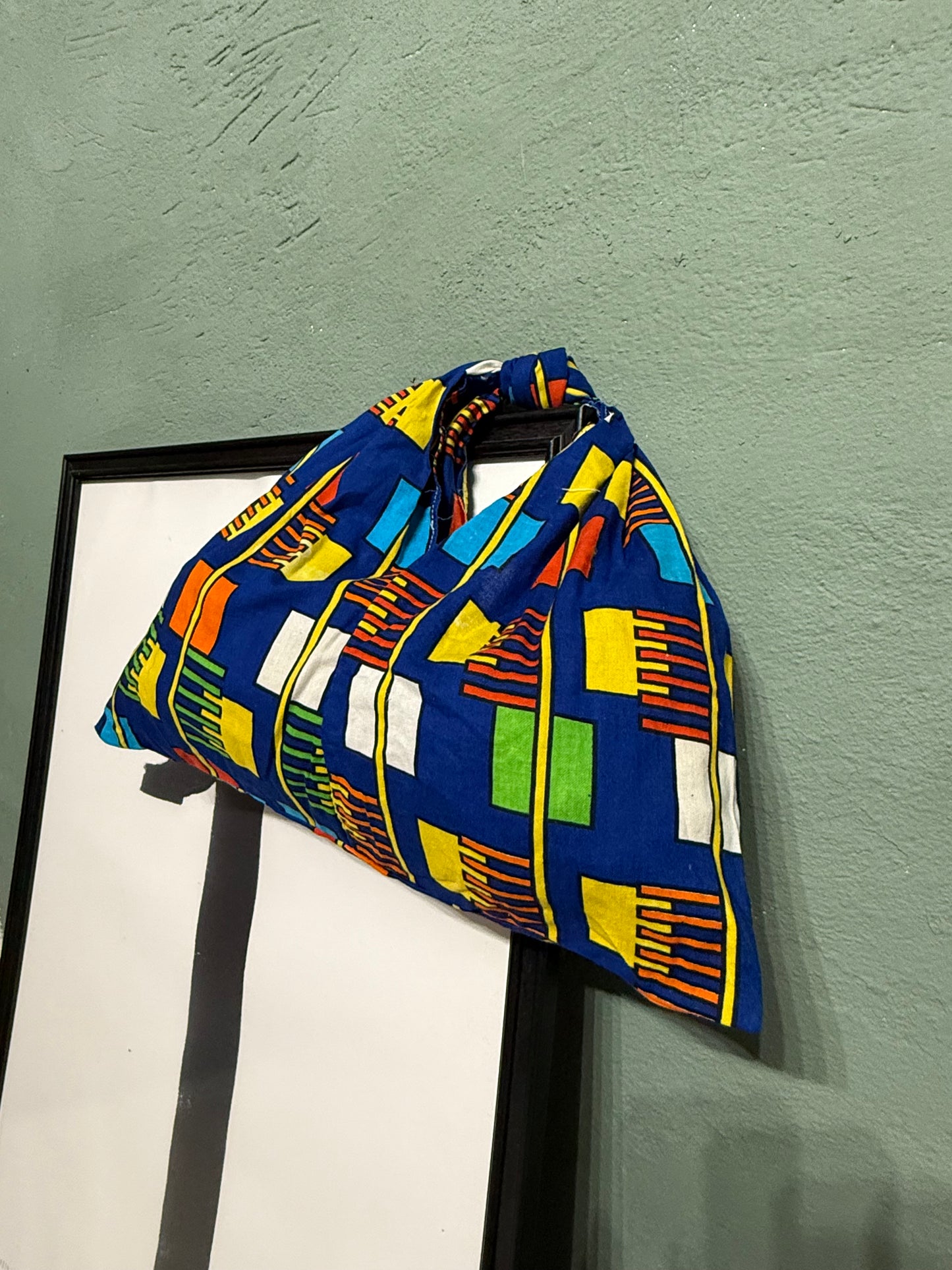 Borsa nodo ‘Electric Blocks’ handmade