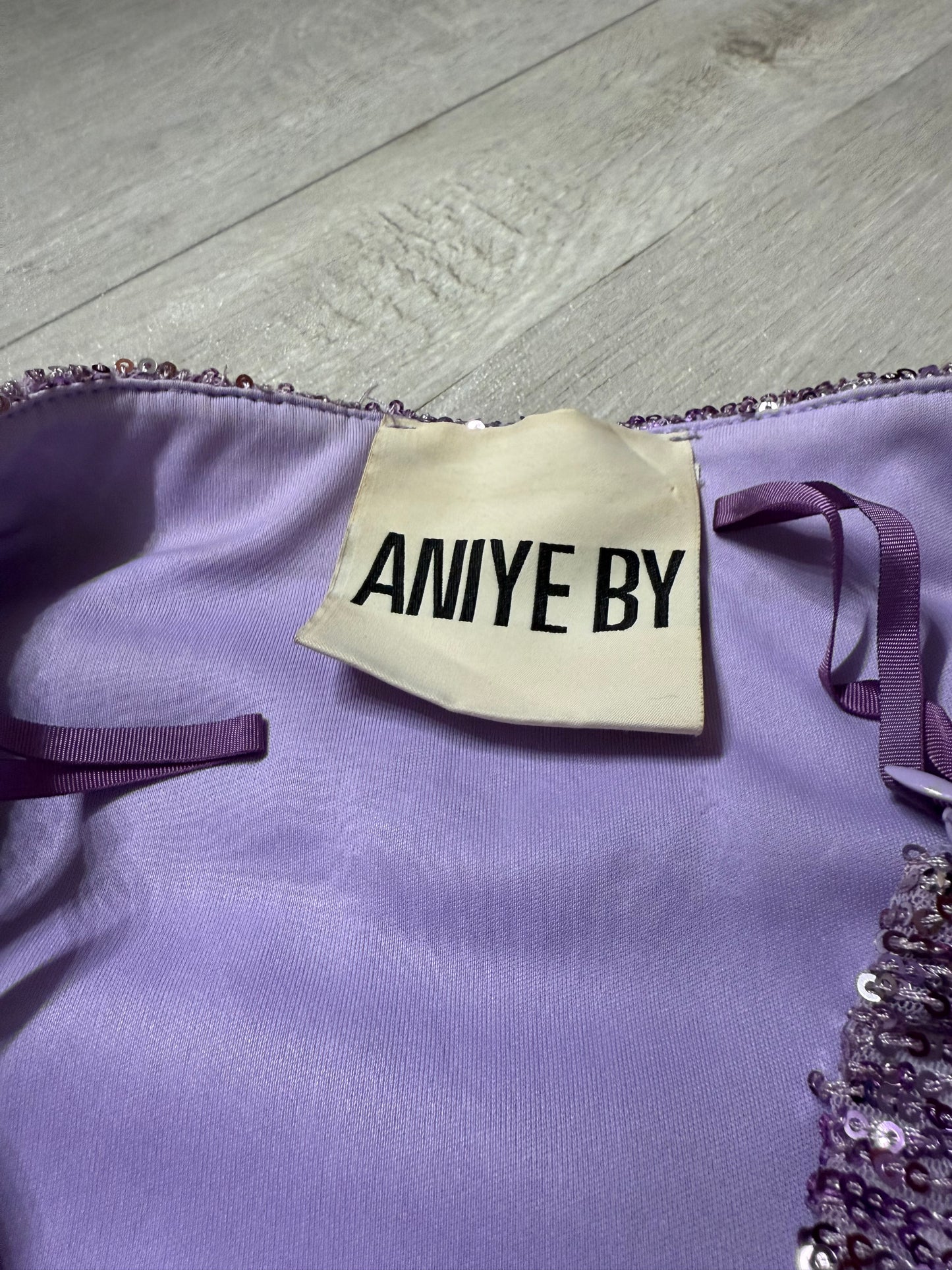 Minigonna paillettes lavanda Aniye By tg.M