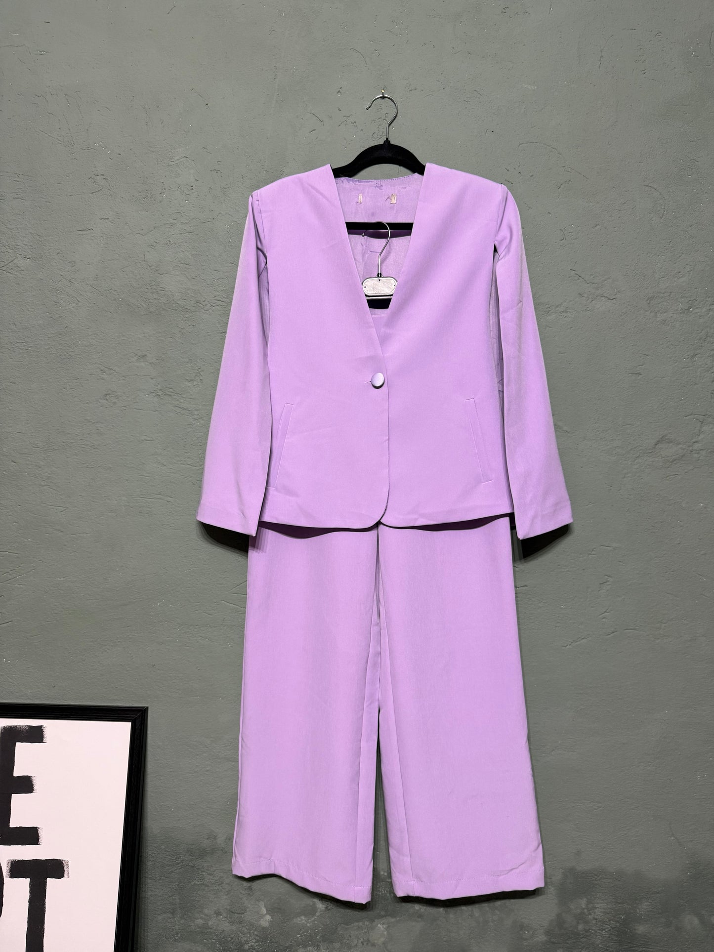Tailleur blazer - pantalone lavanda Rinascimento