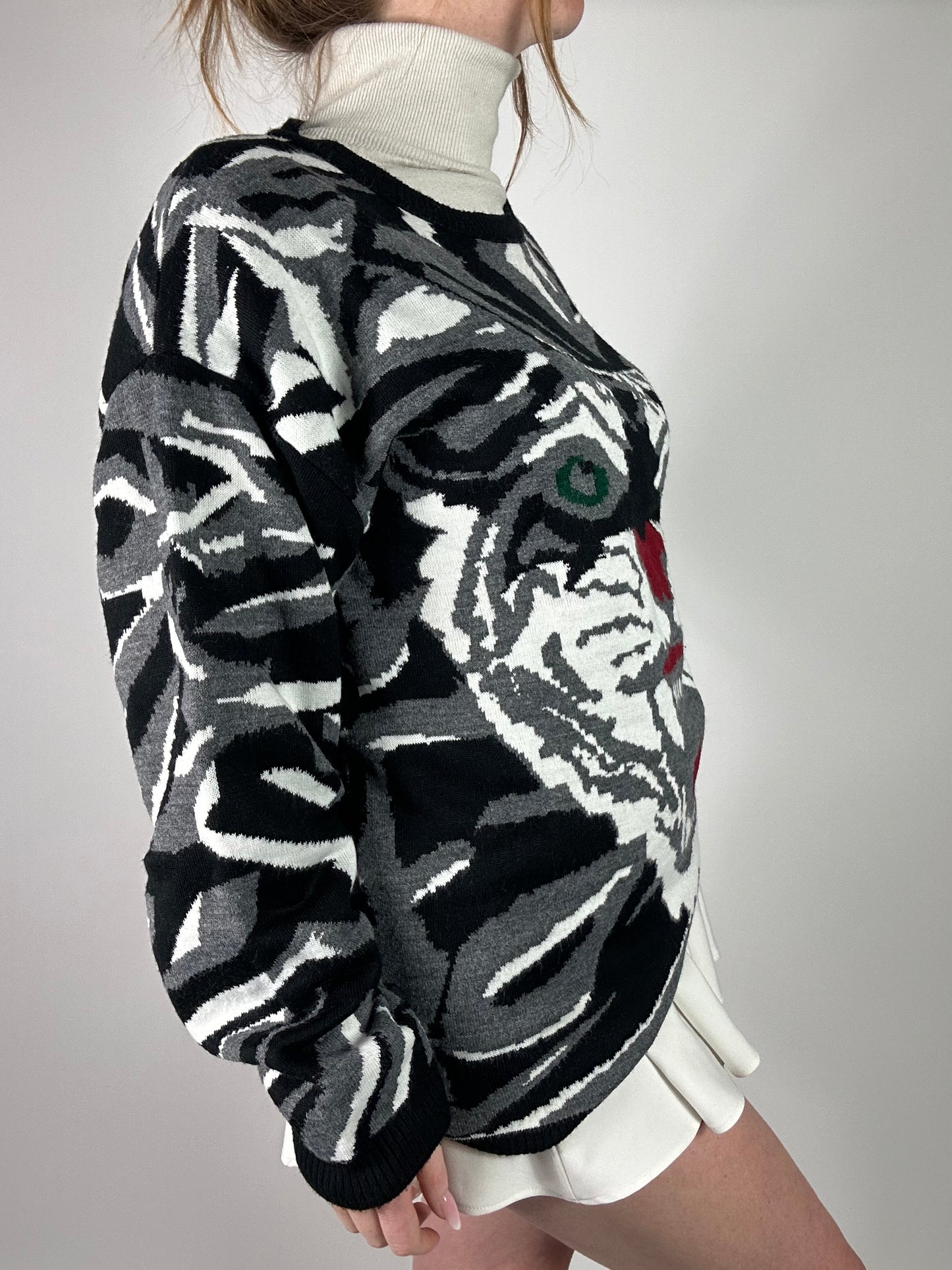 Maglione animalier Tiger tg.L