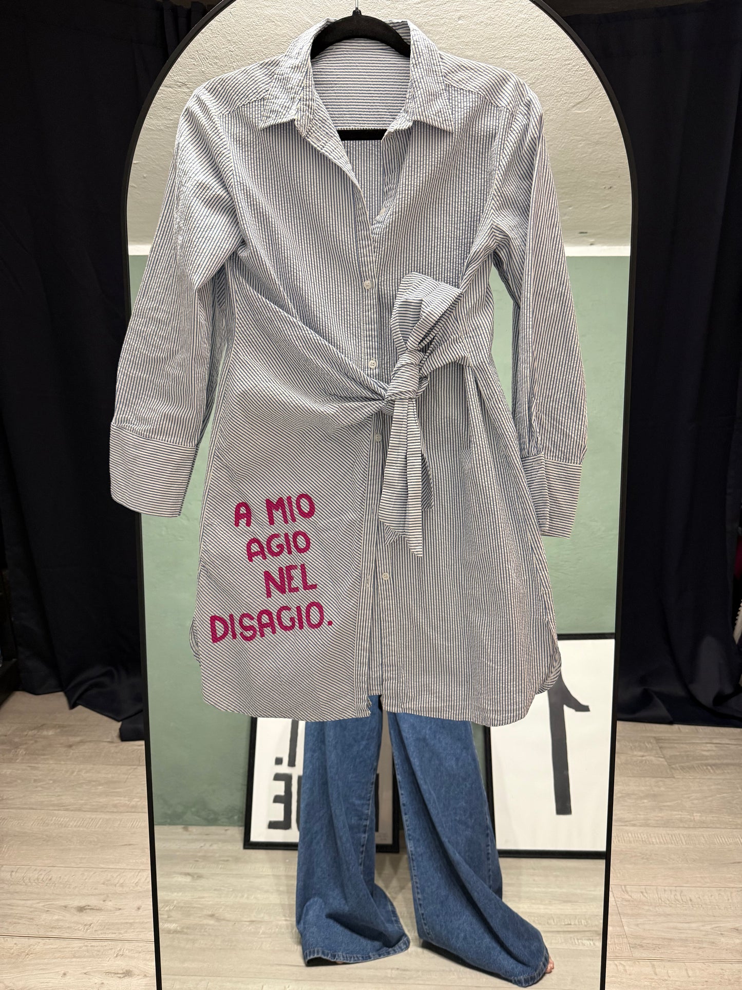 Camicia ‘A mio agio nel disagio’ tg.S