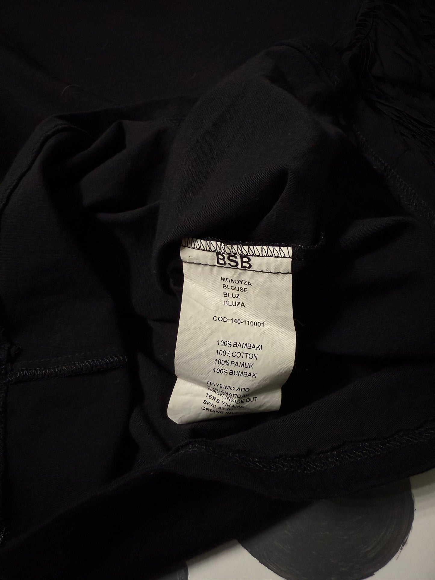 T-shirt maniche frange