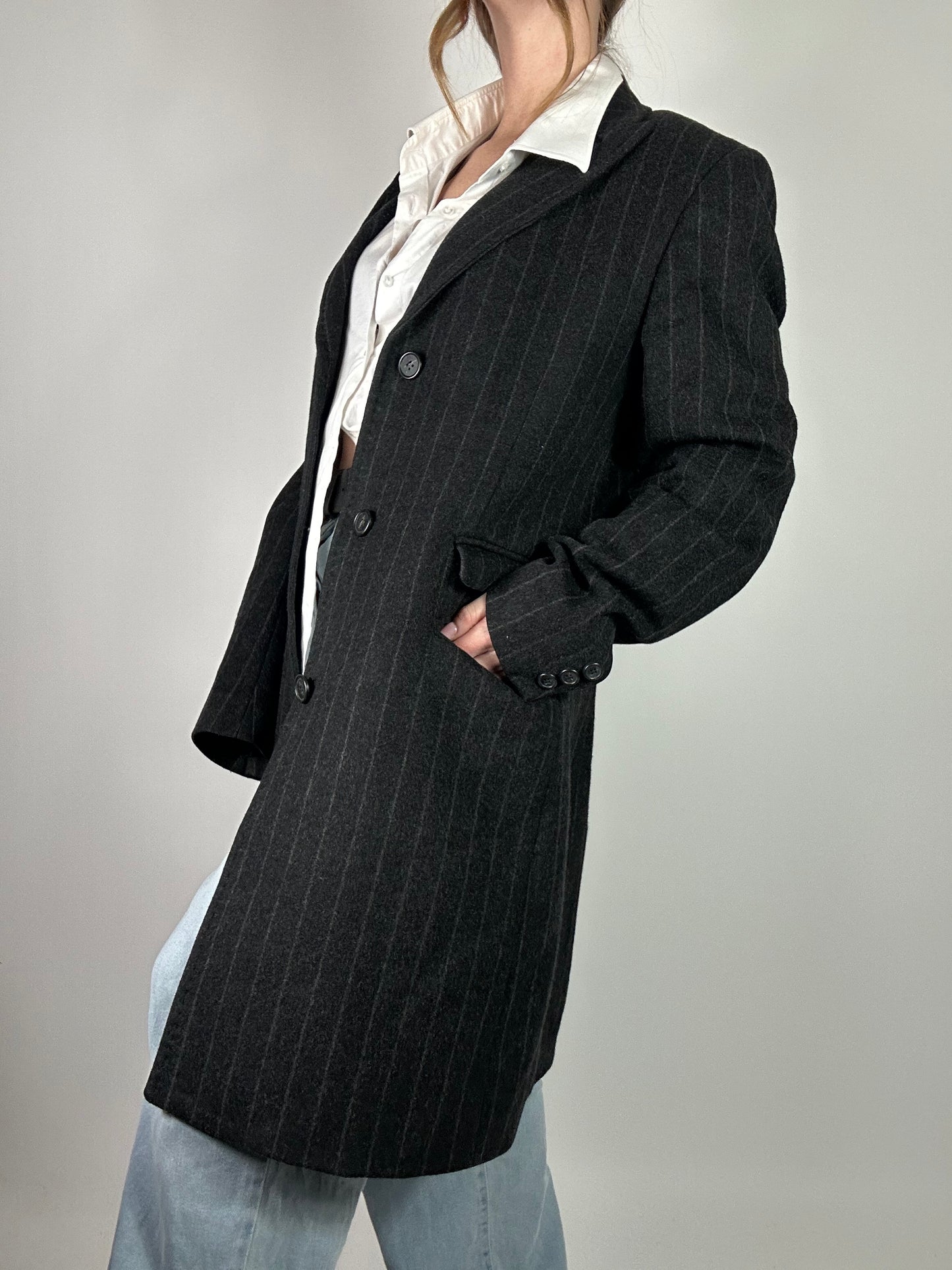 Cappotto gessato Benetton tg.M