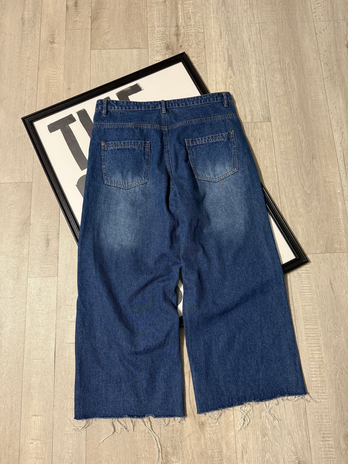 Jeans over cropped