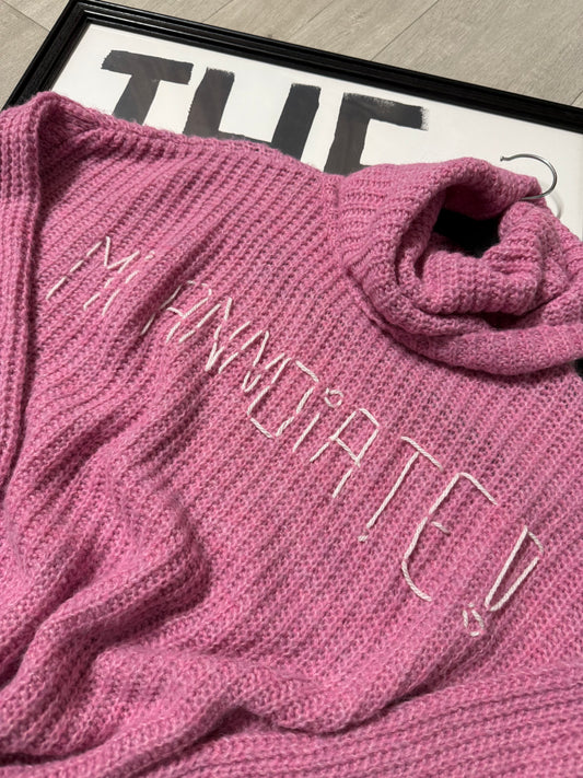 Maglioncino dolcevita ‘Mi Annoiate’