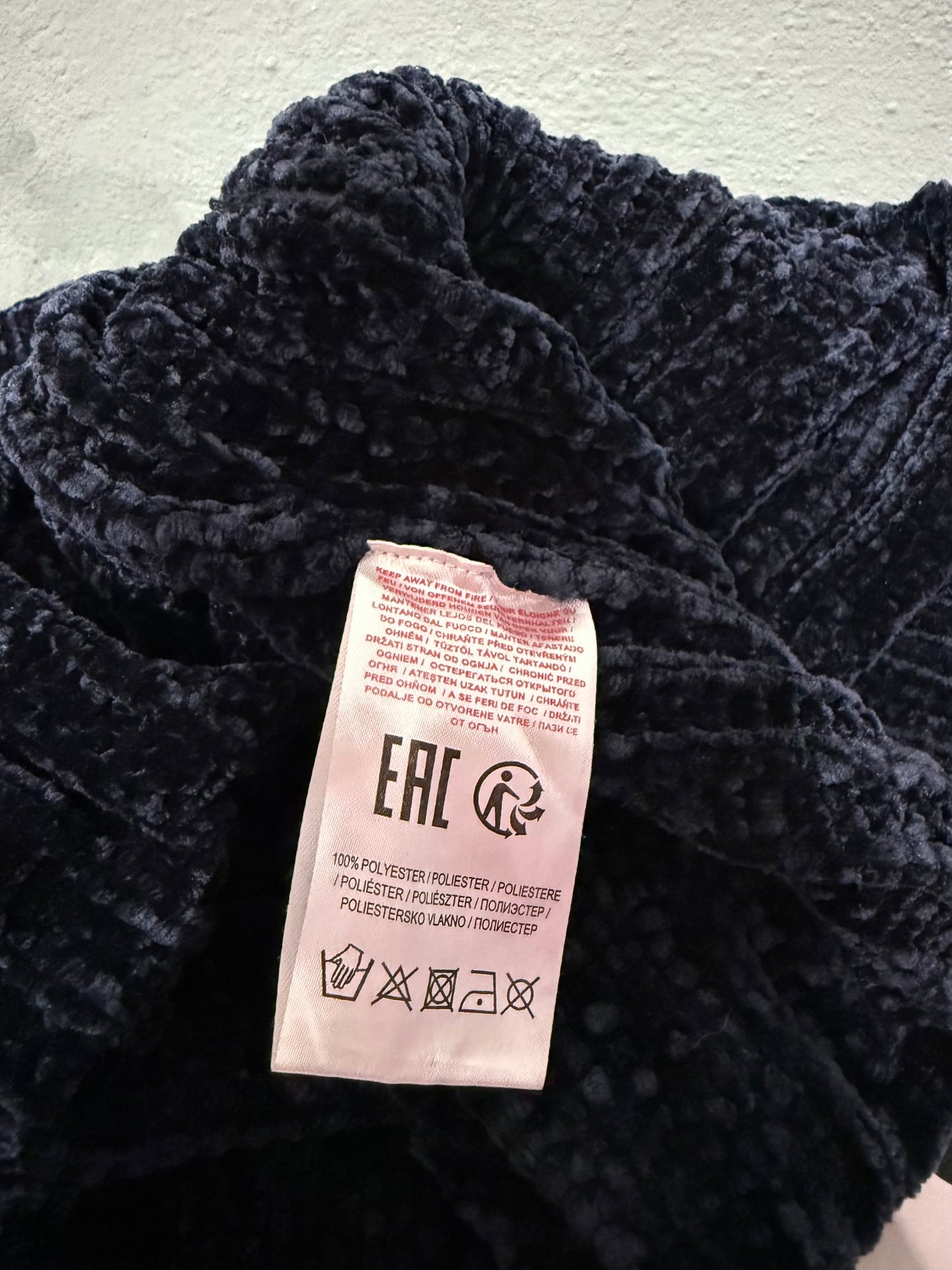 Cardigan ciniglia blu baby