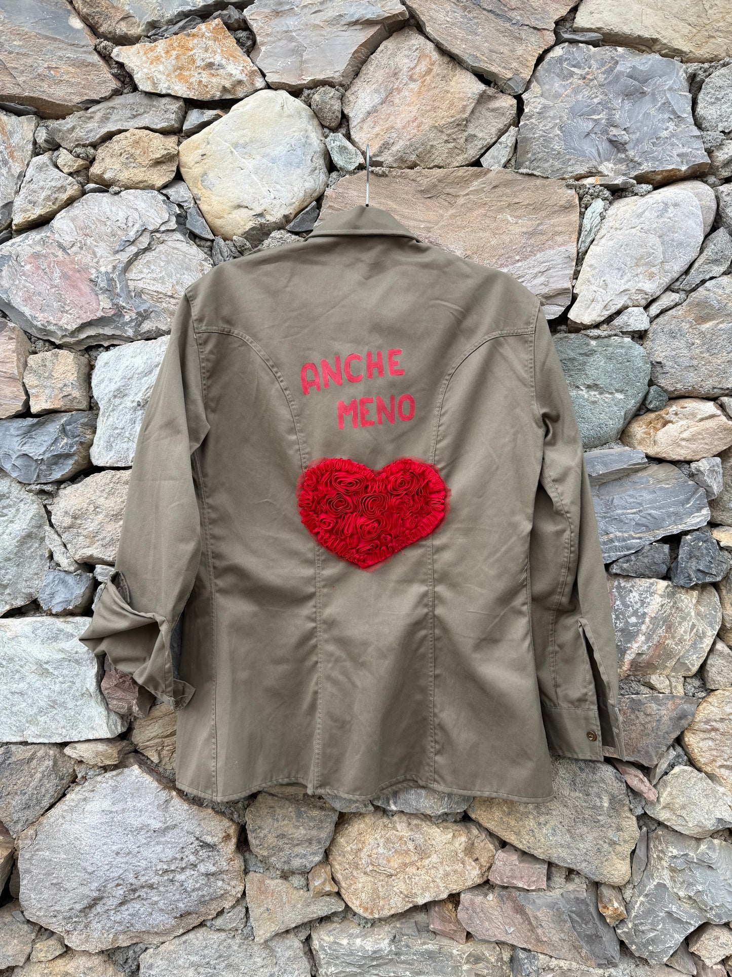 Camicia ‘Anche meno’ handmade