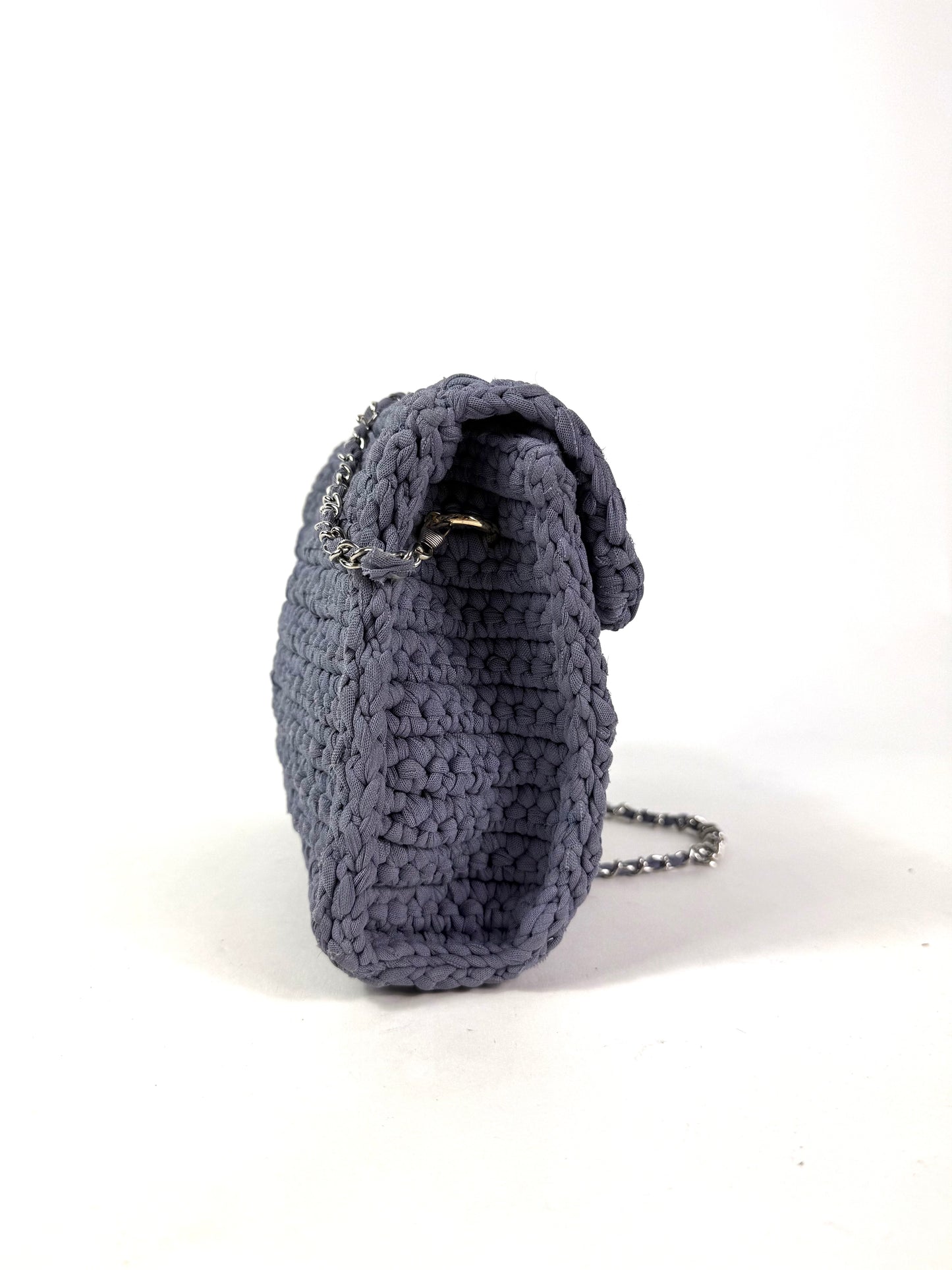 Pochette lavanda con tracolla uncinetto 🍓