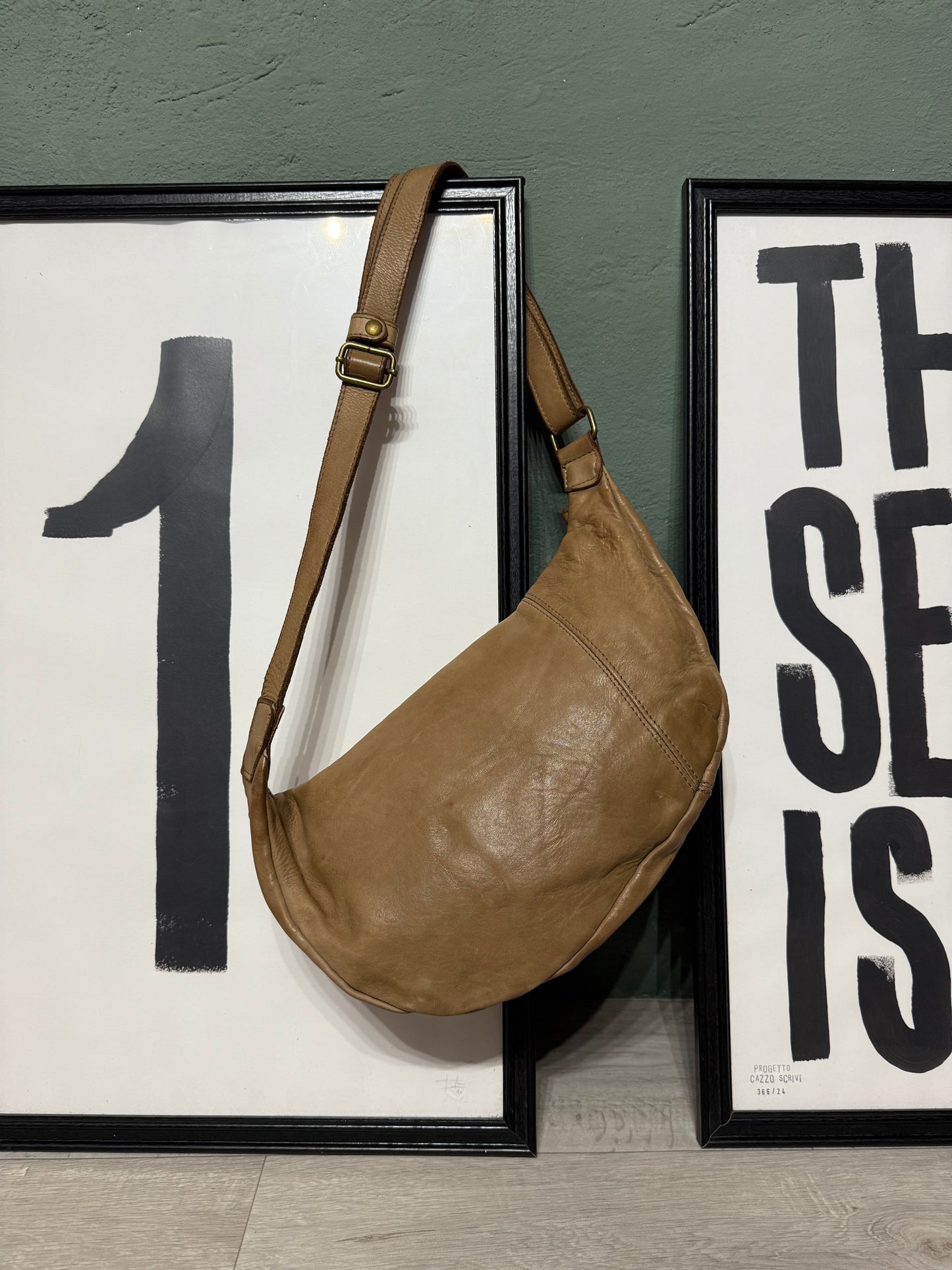 Borsa in pelle tracolla