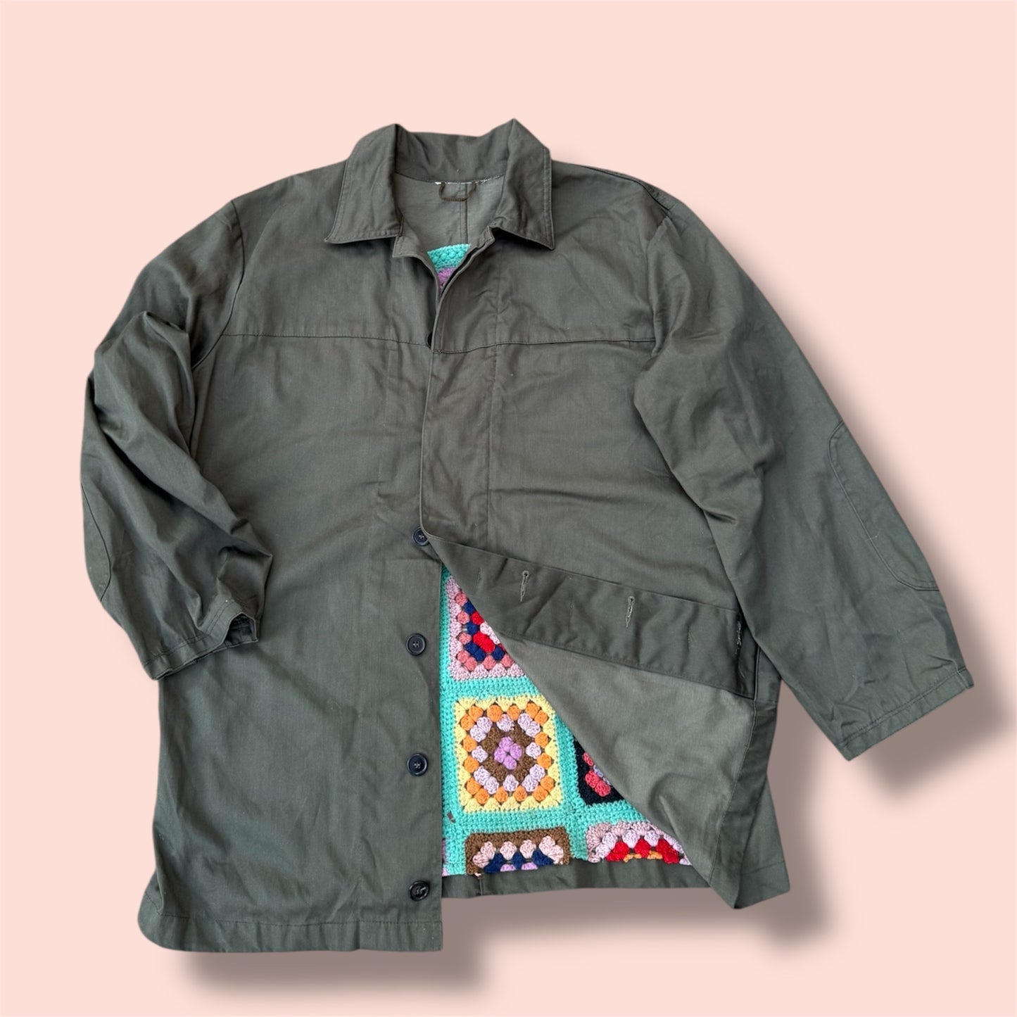 Military jacket uncinetto tg.L/XL