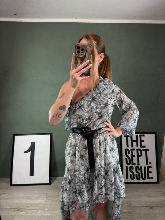 Abito asimmetrico fantasia Revise tg.L