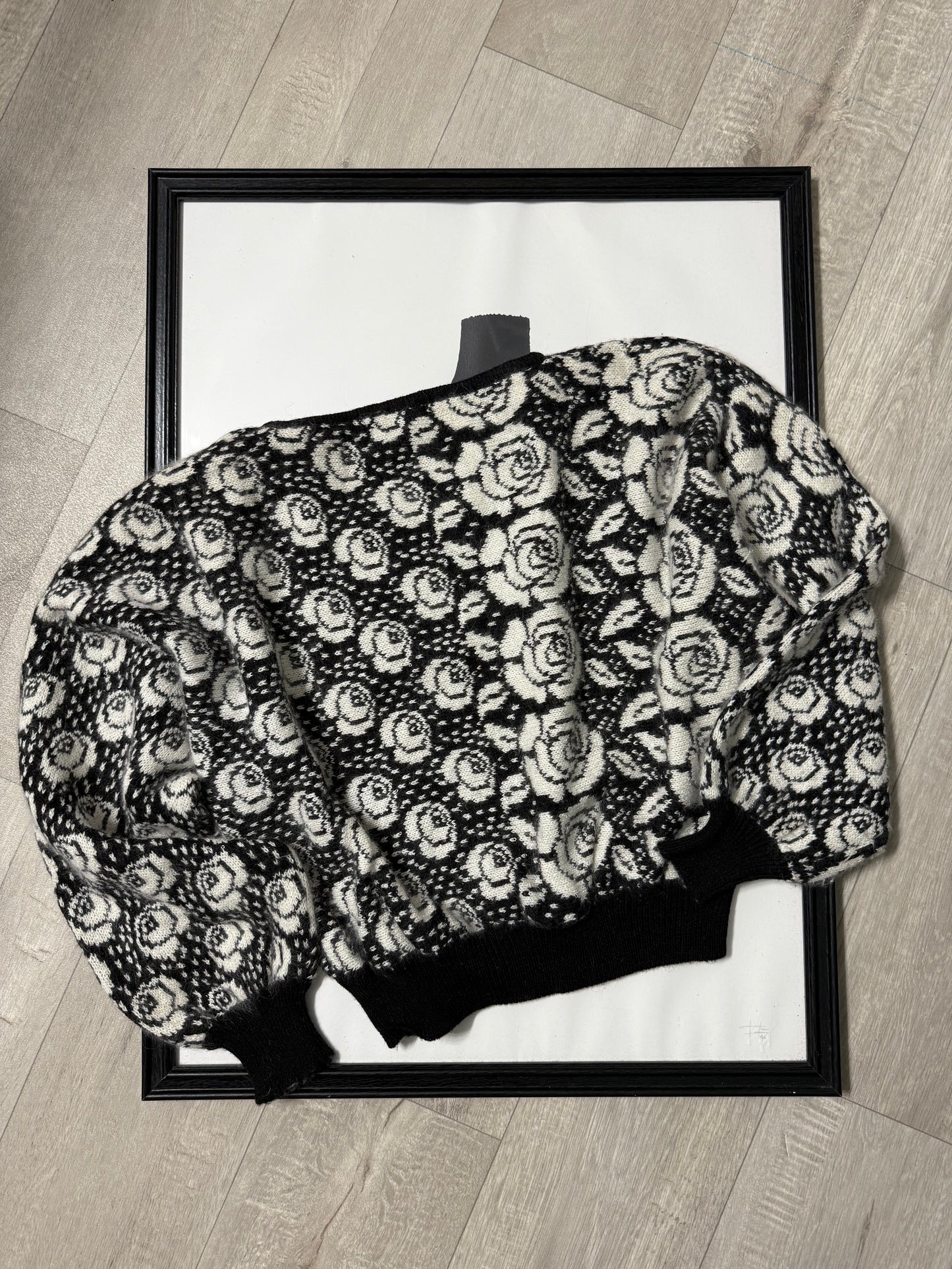Maglioncino peluche flowers