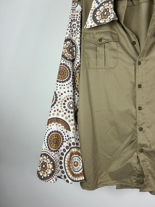 Giacca camicia handmade ‘80s tg.L