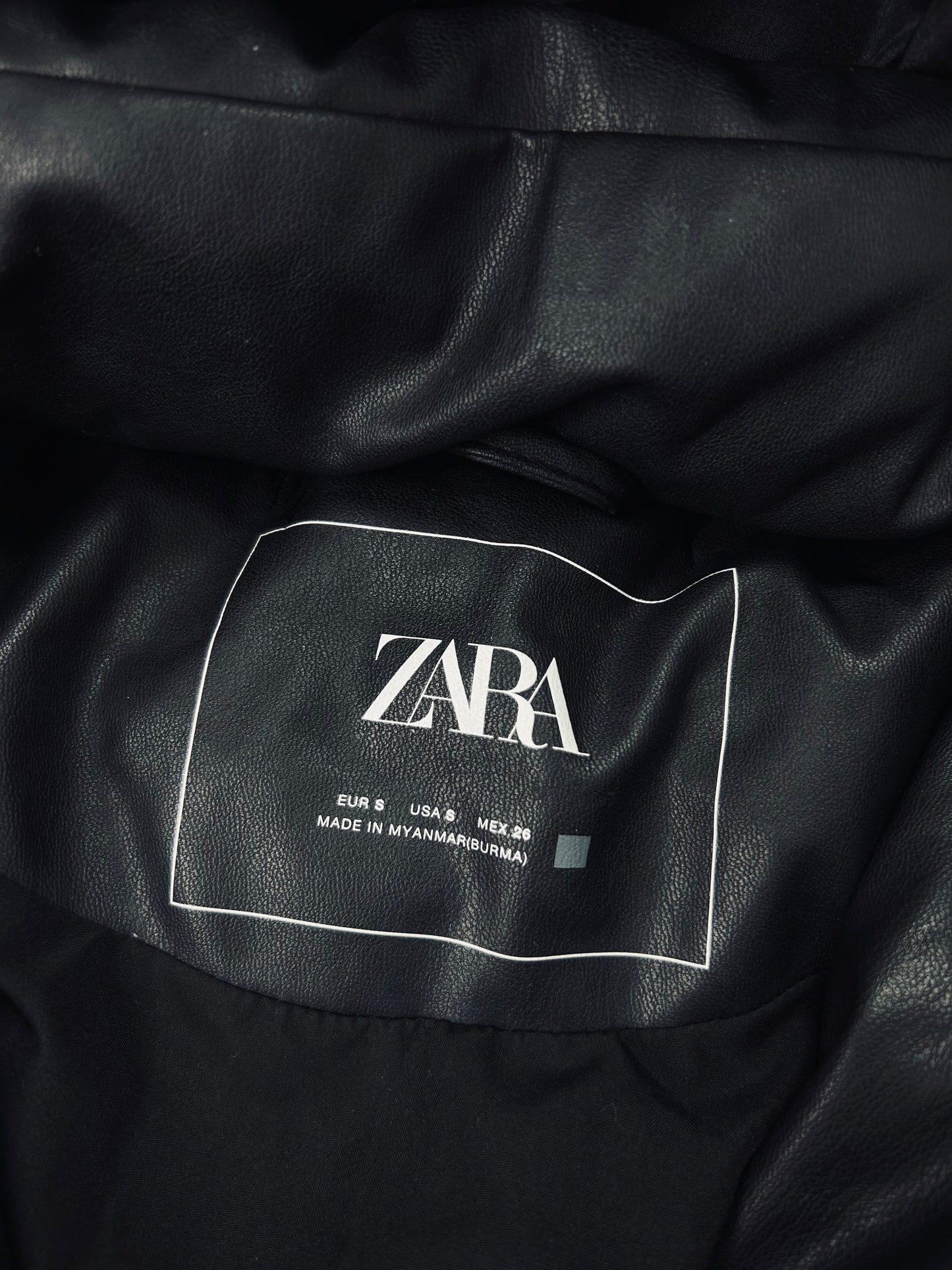 Bomber ecopelle Zara tg.S
