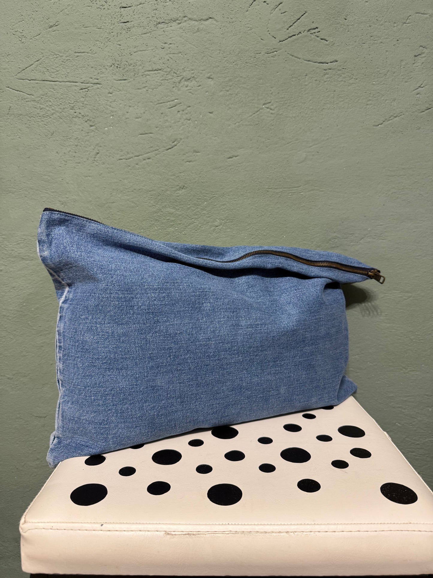 Maxi pochette denim Calvin Klein