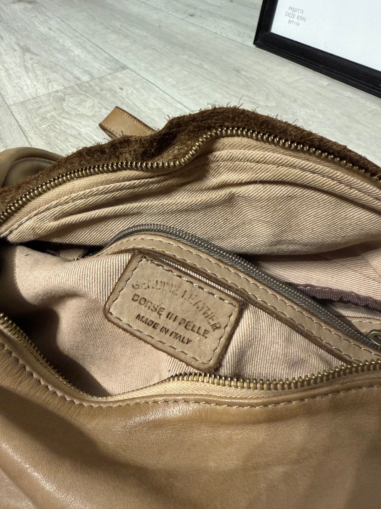 Borsa in pelle tracolla