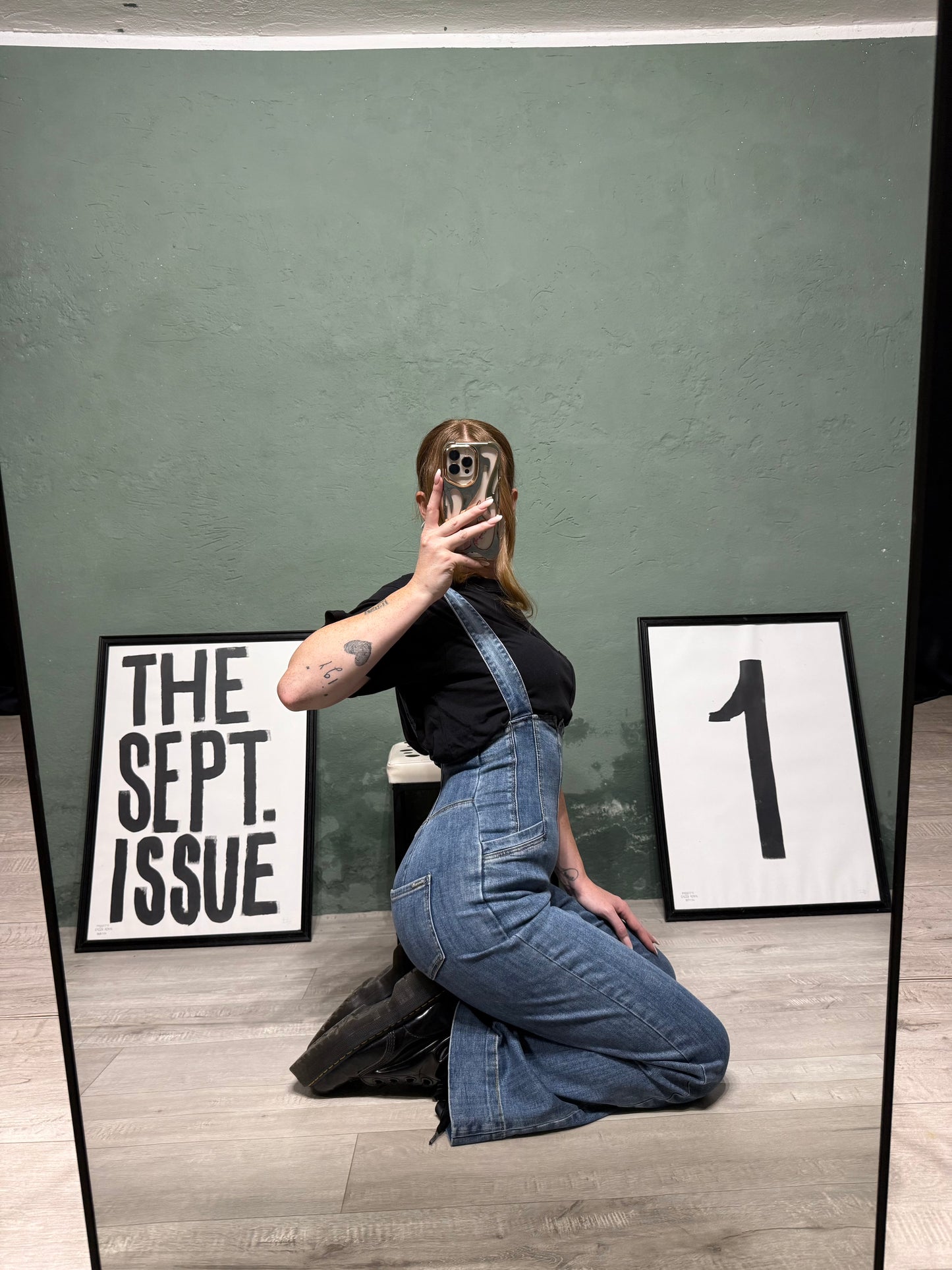 Salopette denim
