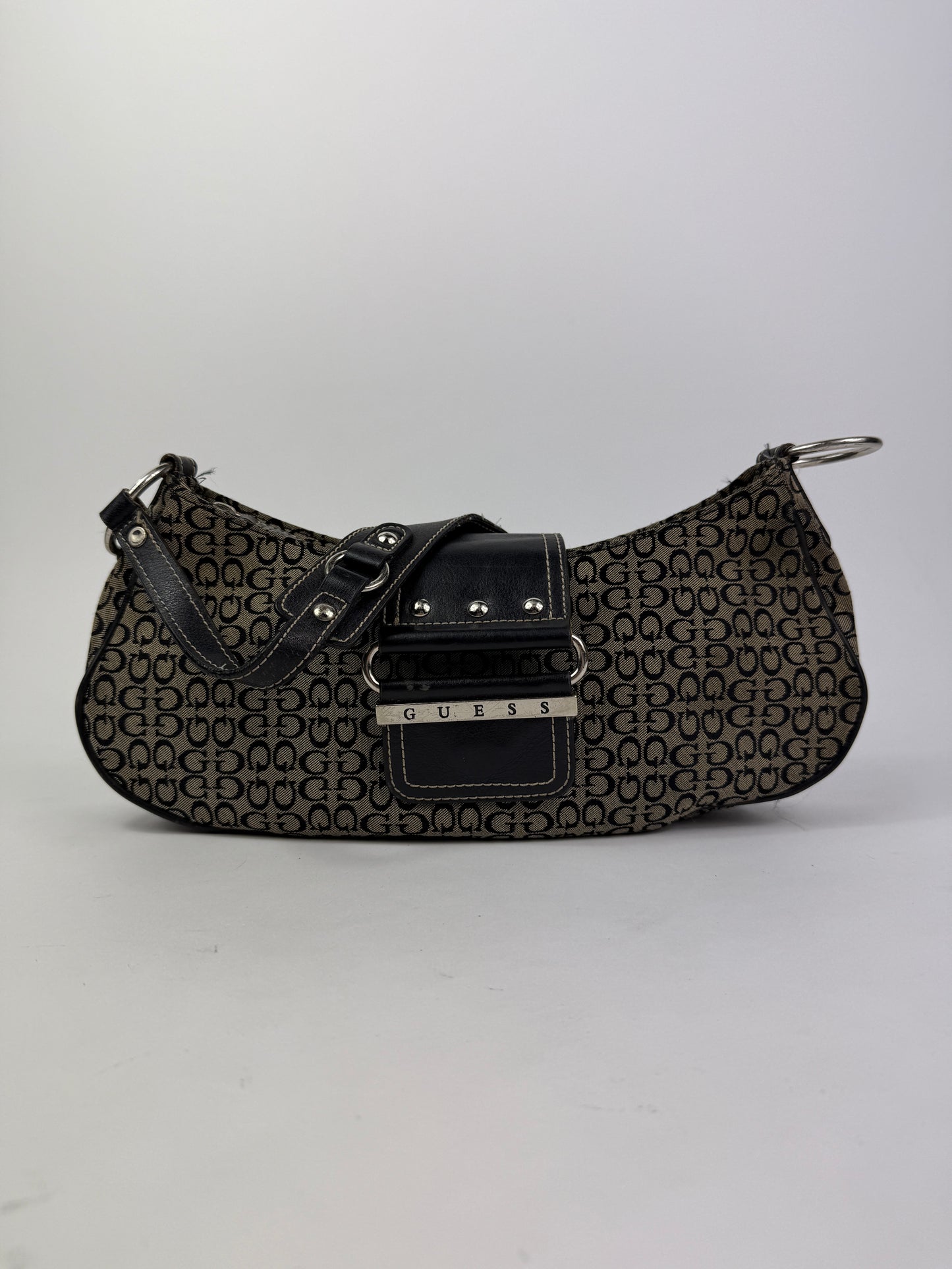 Borsa in tela monogram Guess