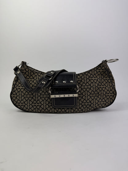 Borsa in tela monogram Guess