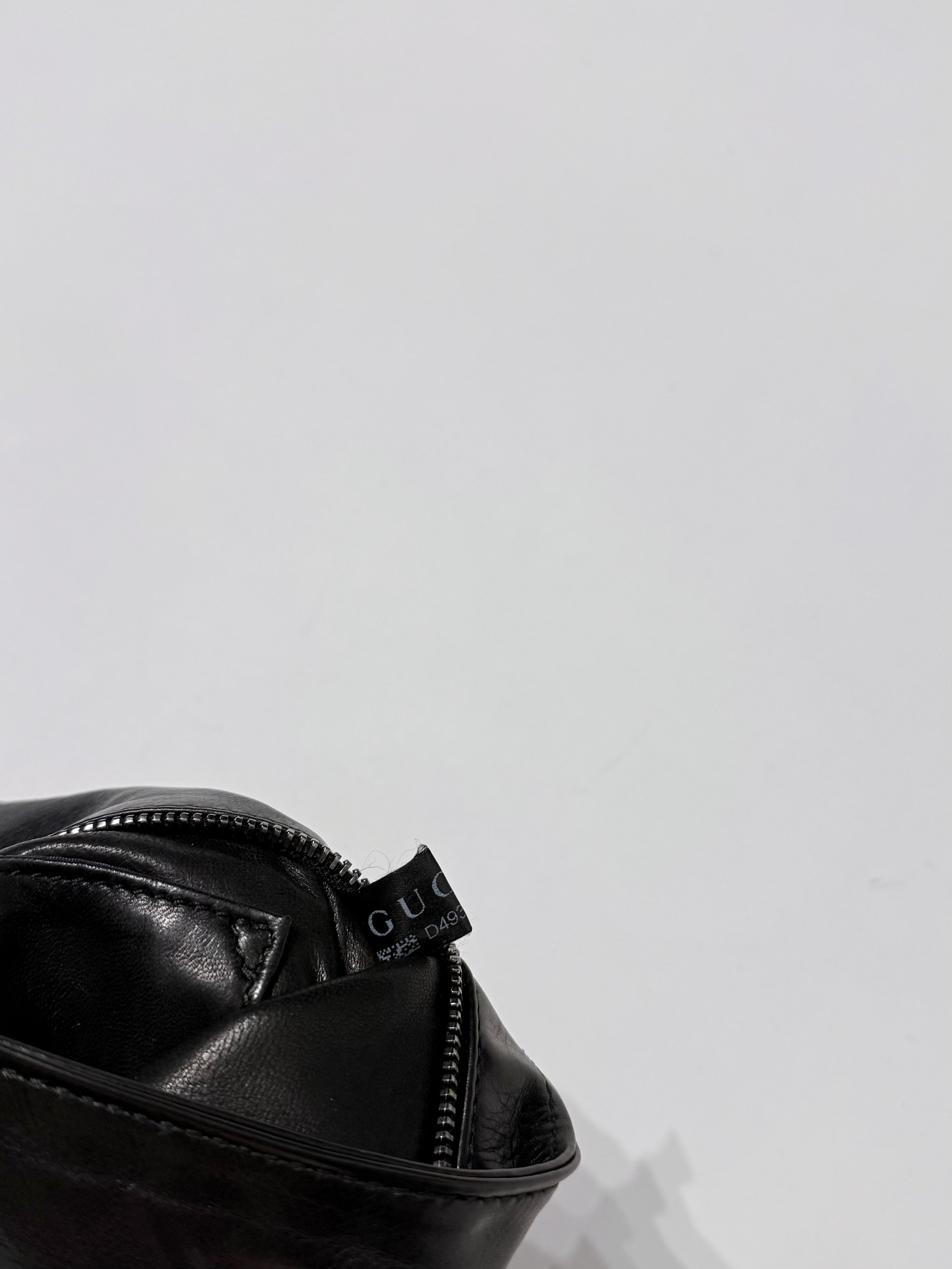 Pochette vintage in pelle Gucci